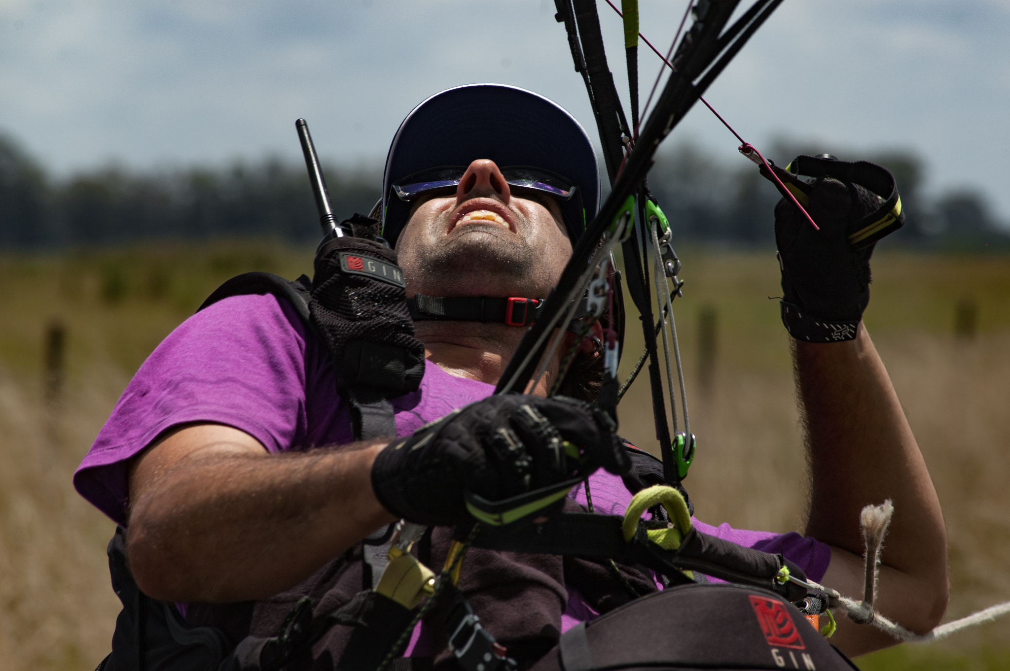 Nikon D70 sample photo. Paragliding photography