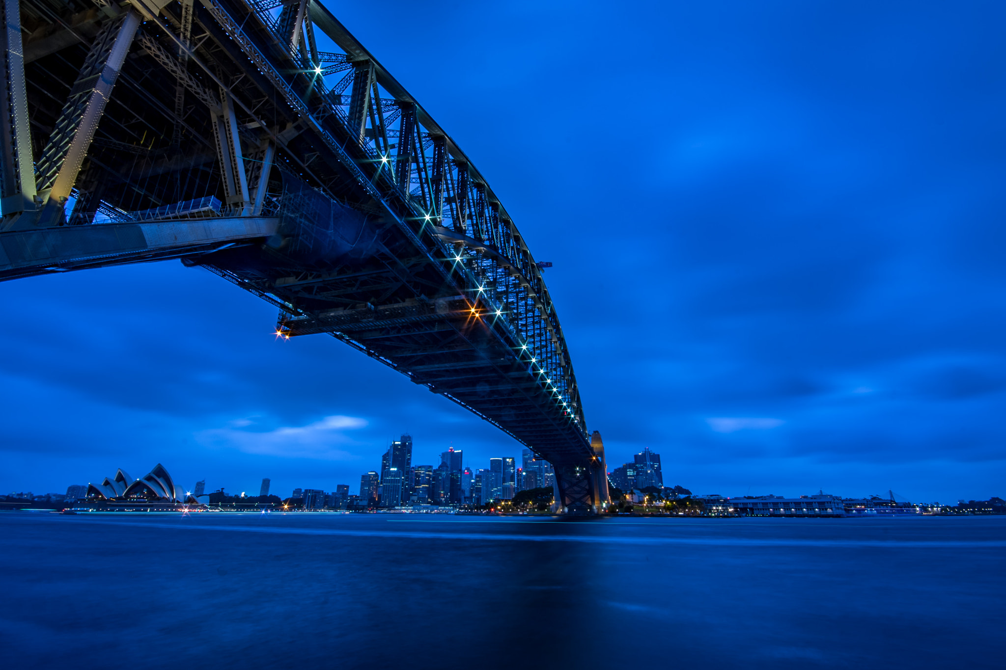 Sony a7 II sample photo. Sydney harbour bridge photography