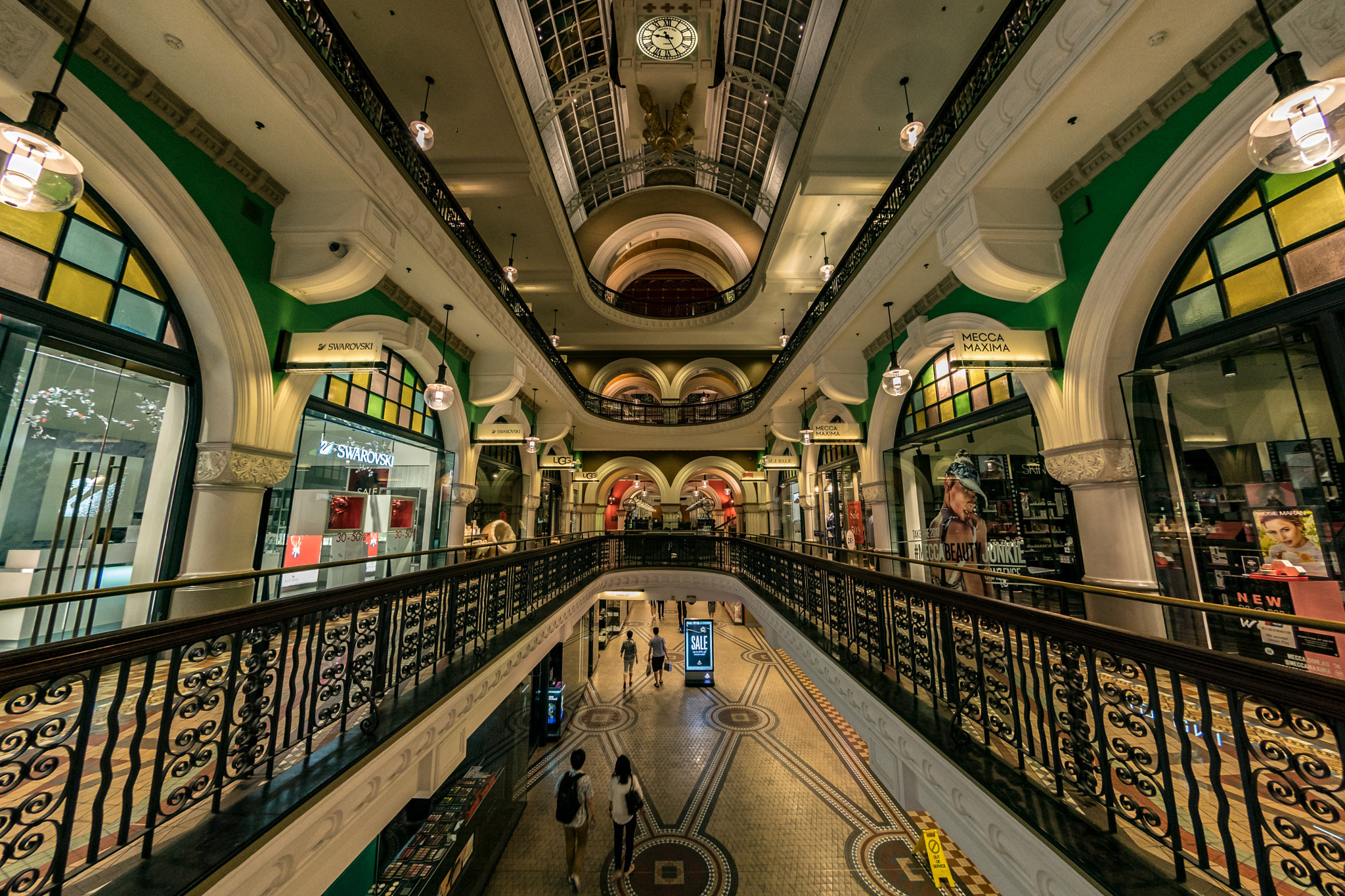 Sony a7 II + Canon EF 8-15mm F4L Fisheye USM sample photo. Queen victoria building photography