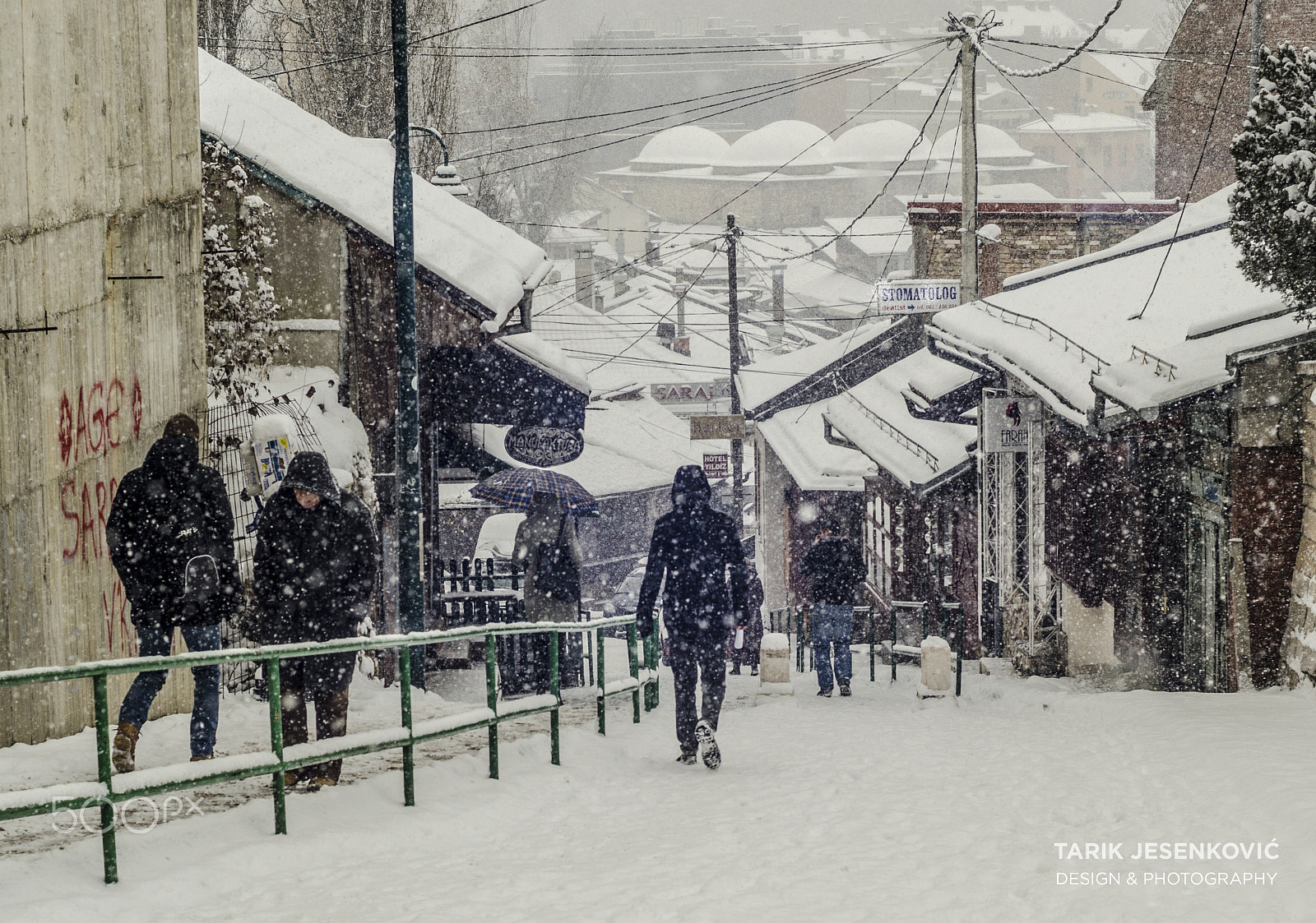 Nikon D7000 + Nikon AF Nikkor 50mm F1.4D sample photo. Snow in sarajevo - kovači photography