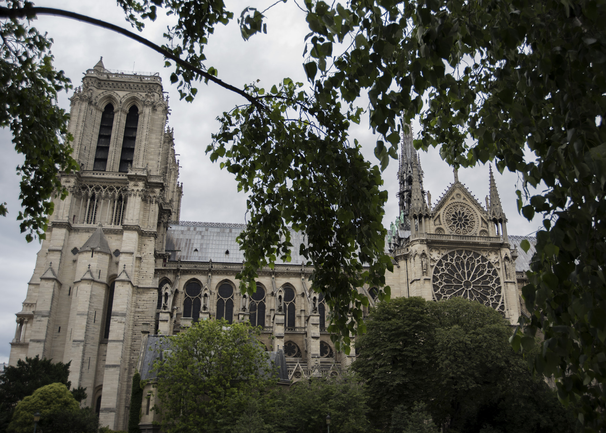Nikon D810 sample photo. Saint-louis-en-l'Île church view from the shade photography