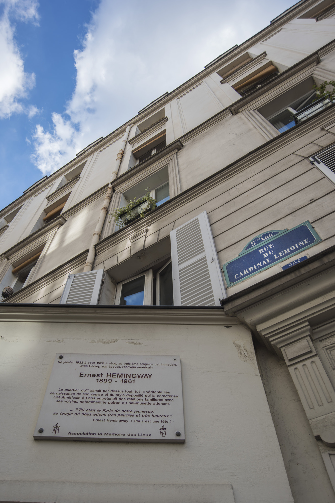 Nikon D810 sample photo. Hemingway's parisian apartment photography