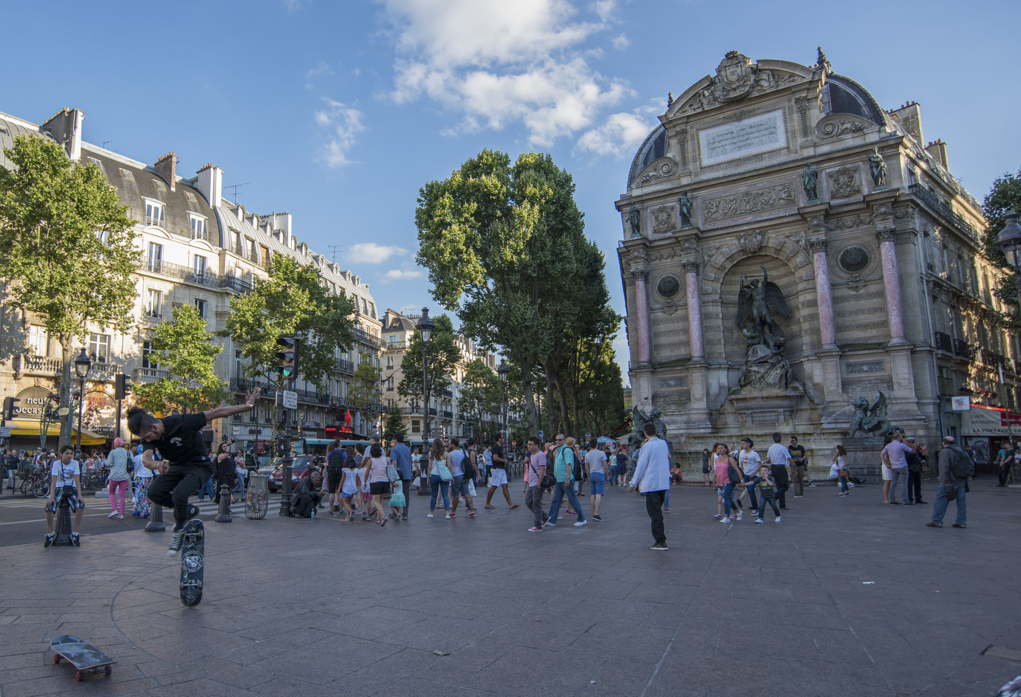 Nikon D810 sample photo. Skating in the streets photography