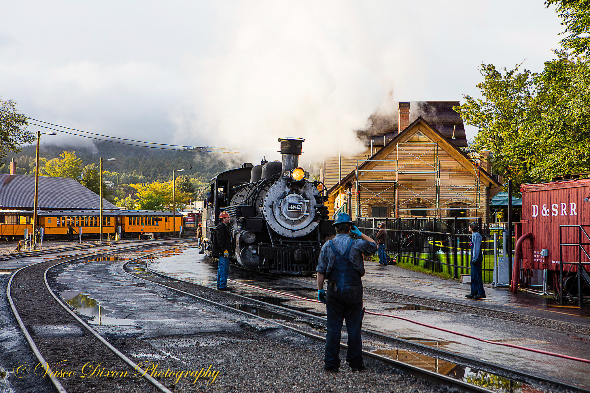 Canon EOS 5DS R sample photo. Dsngr steam train photography