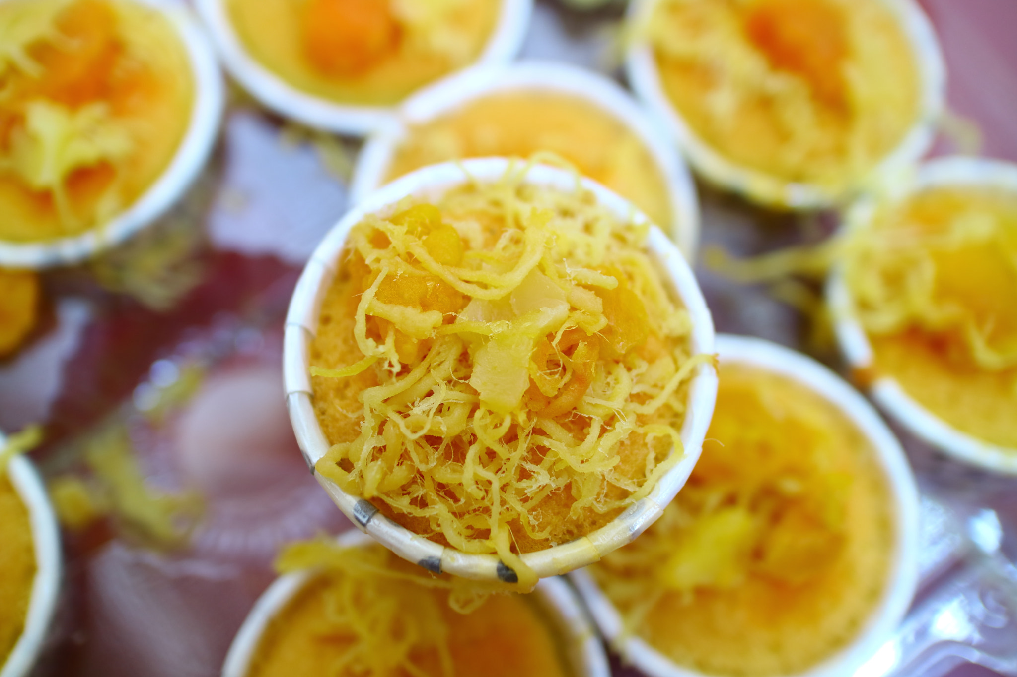 Canon EOS M3 sample photo. Vietnamses food （salted yolk cake） photography