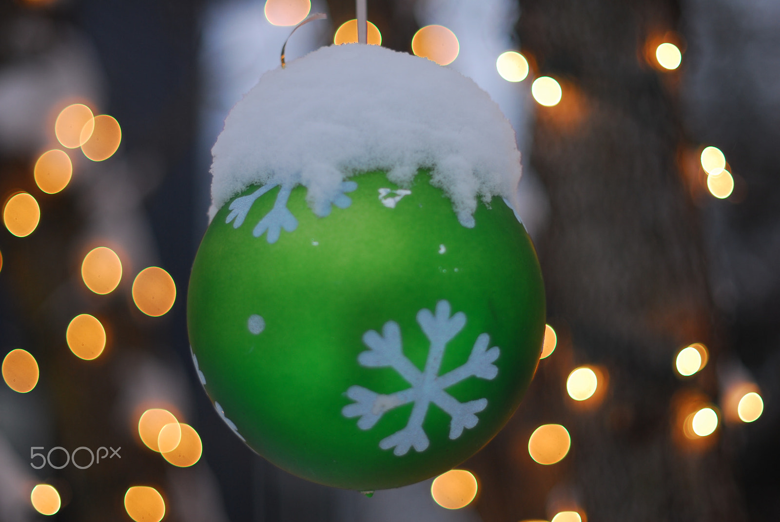 Nikon D200 + Manual Lens No CPU sample photo. Christmas snowfall photography