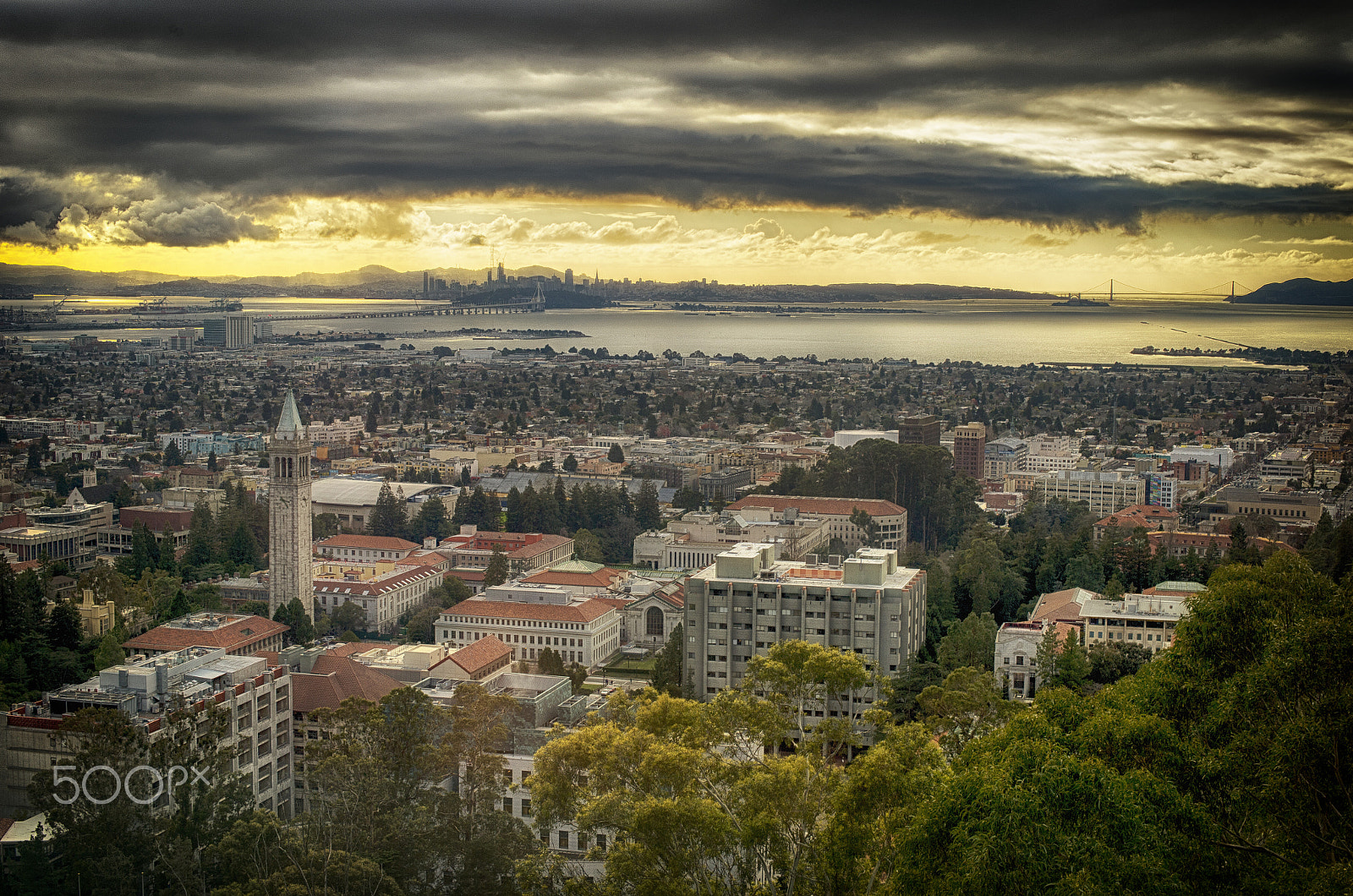 Nikon Df sample photo. Sunset in the bay area photography