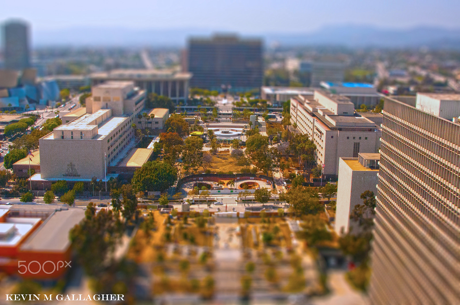 Nikon D70s sample photo. Los angeles in miniature o photography