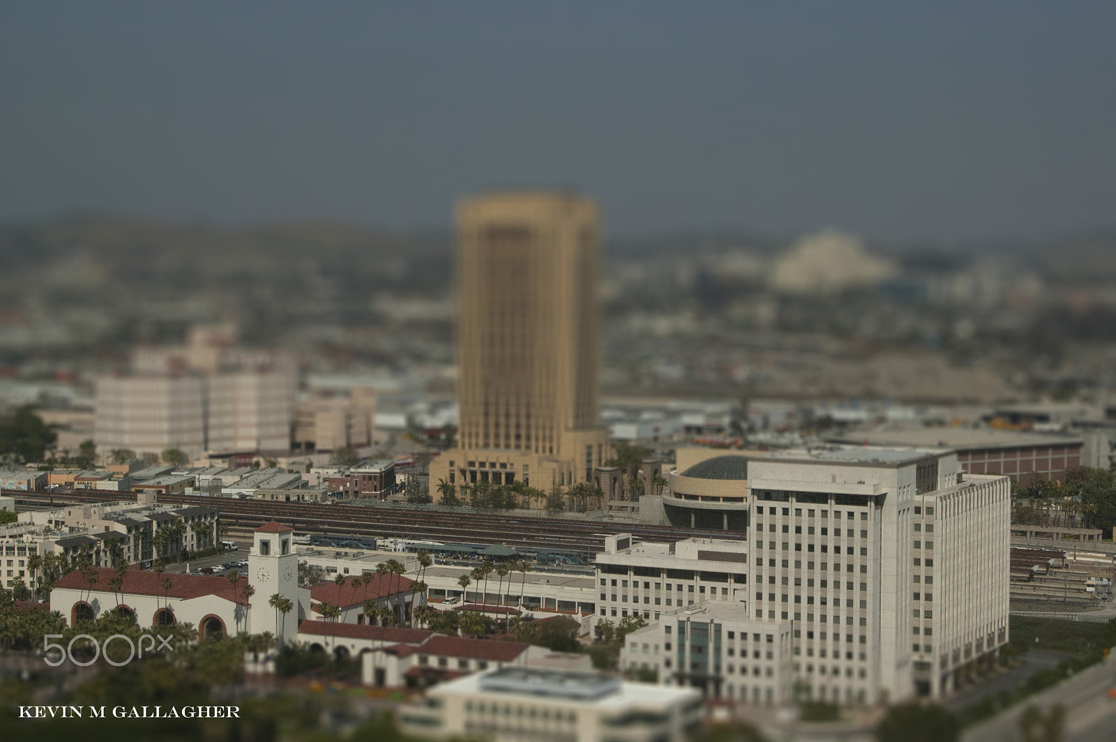 Nikon D70s + Tamron AF 28-300mm F3.5-6.3 XR Di VC LD Aspherical (IF) Macro sample photo. Los angeles in miniature o photography