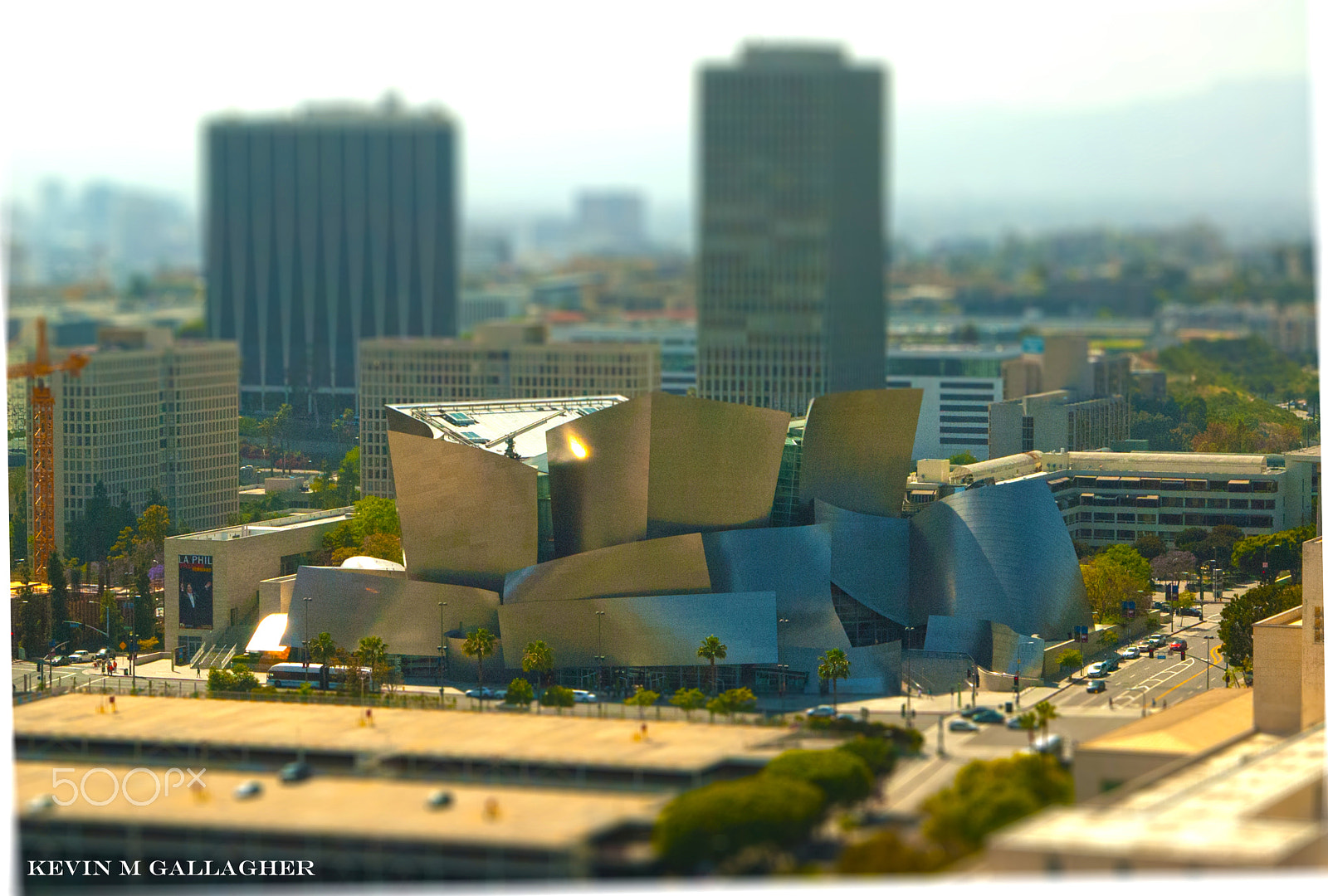 Nikon D70s sample photo. Disney concert hall in miniature o photography