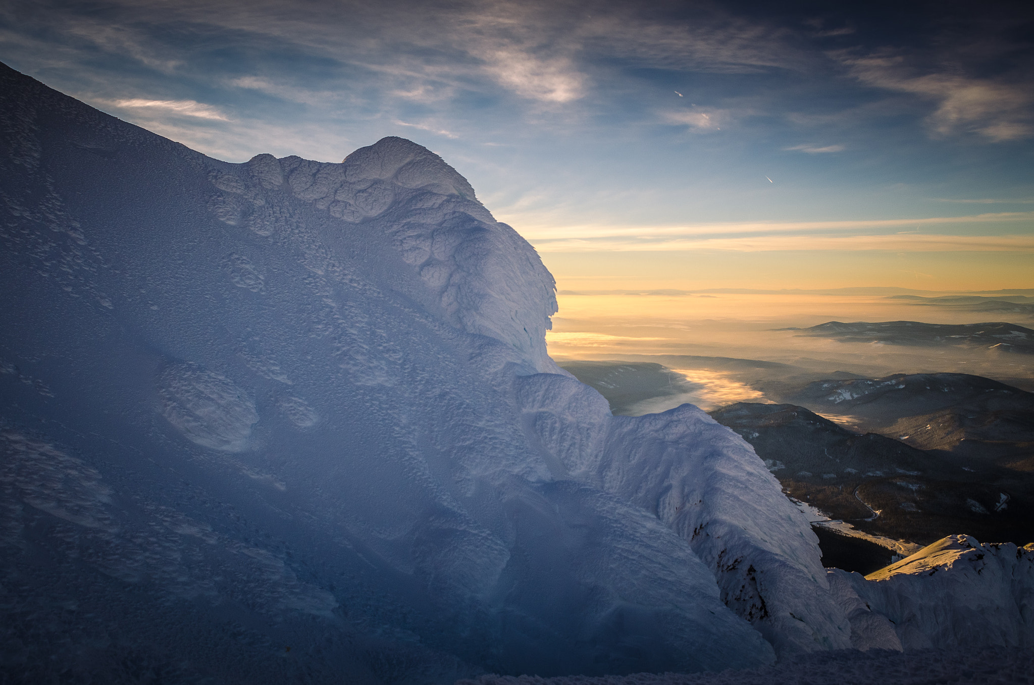 Sigma 18-50mm F2.8-4.5 DC OS HSM sample photo. Icy sunrise photography