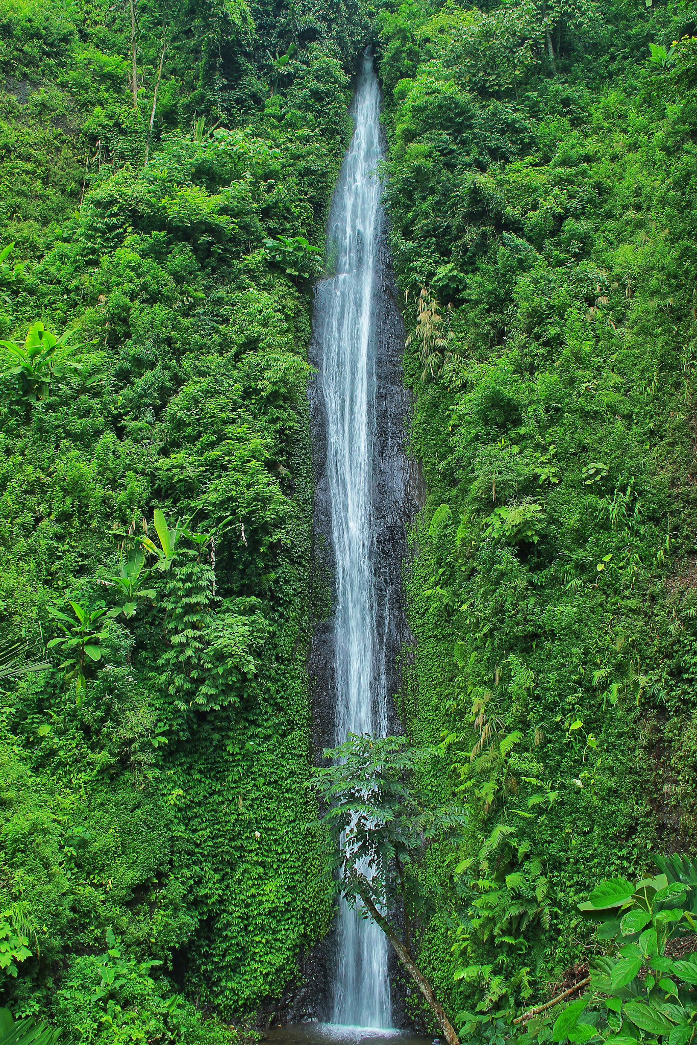 Canon EF-S 18-135mm F3.5-5.6 IS sample photo. Banyu lawe waterfall photography
