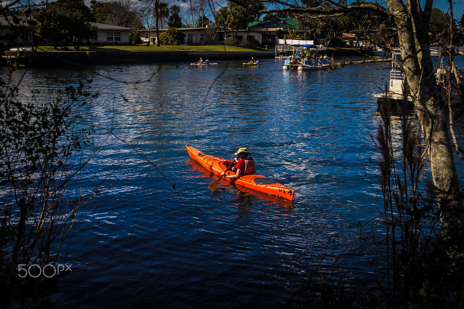 Canon EOS 600D (Rebel EOS T3i / EOS Kiss X5) sample photo. Kayaking in the three sisters spring photography