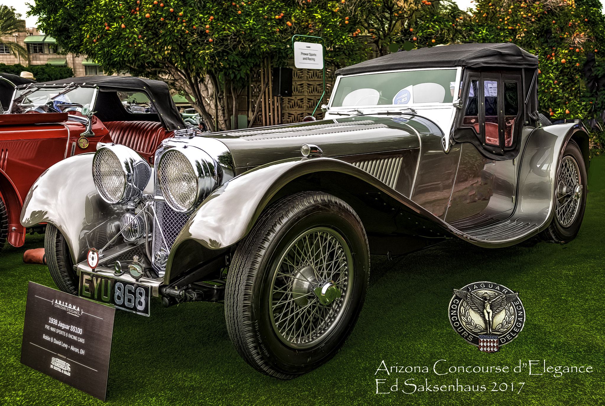 Nikon AF-S Nikkor 28-70mm F2.8 ED-IF sample photo. 1938 jaguar ss100 photography