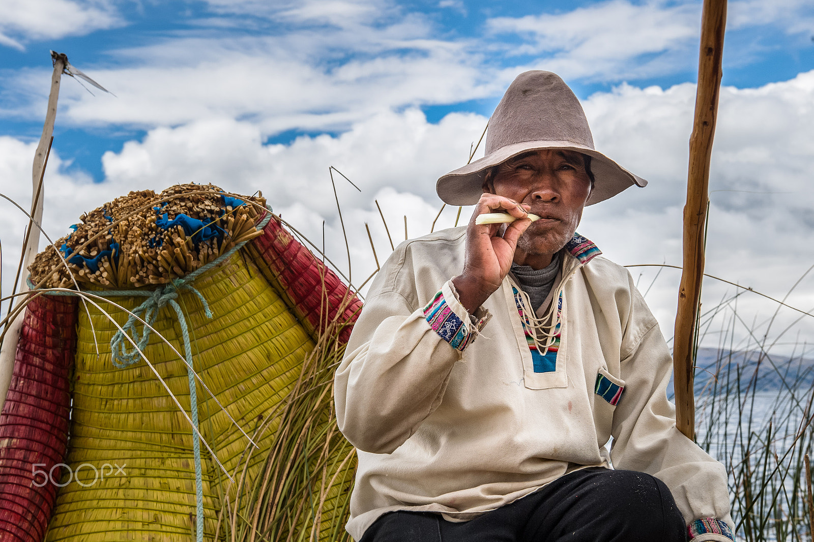 Nikon AF-S Nikkor 24-70mm F2.8E ED VR sample photo. The titicaca islanders photography