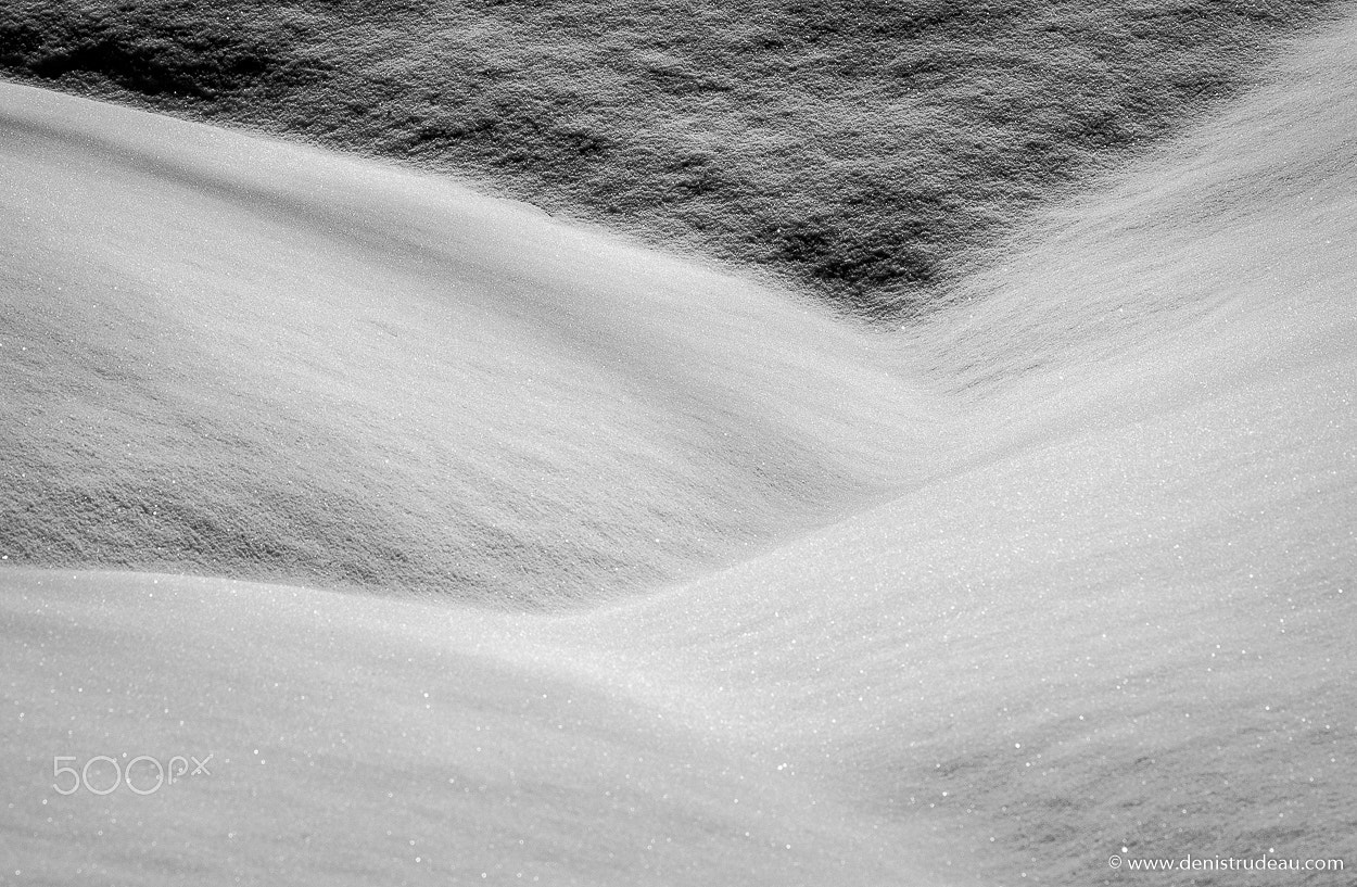 Nikon D70 + AF Nikkor 180mm f/2.8 IF-ED sample photo. Dunes of snow photography