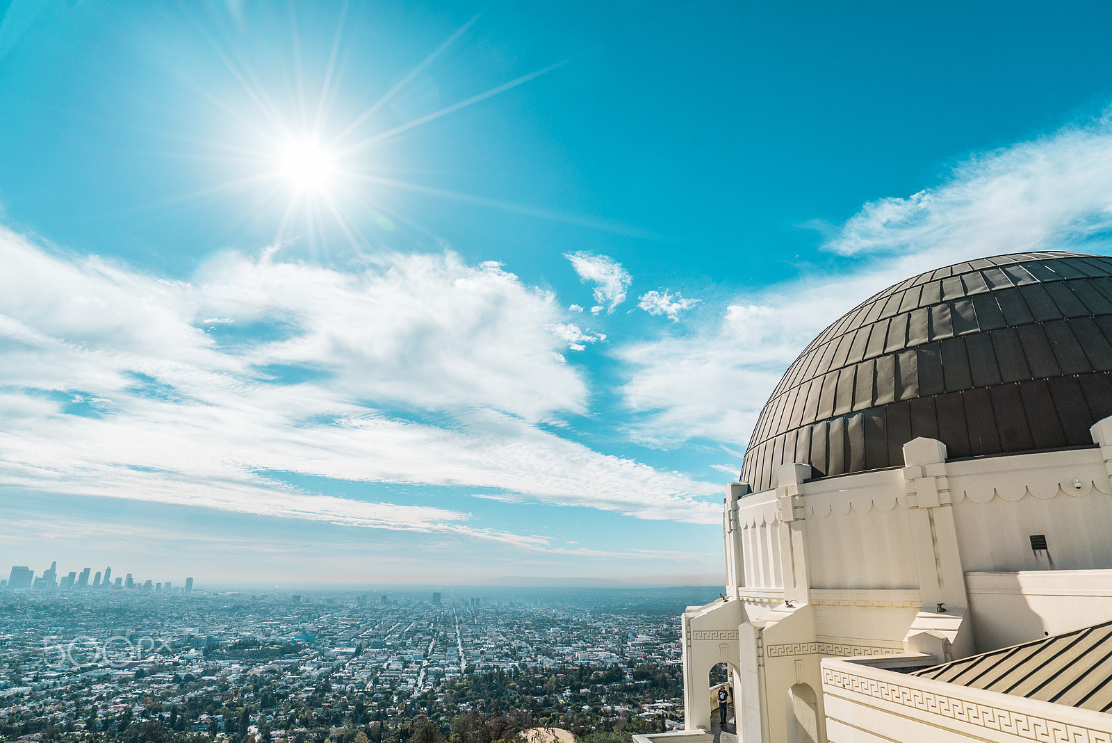 Sony a7S sample photo. Griffith observatory photography