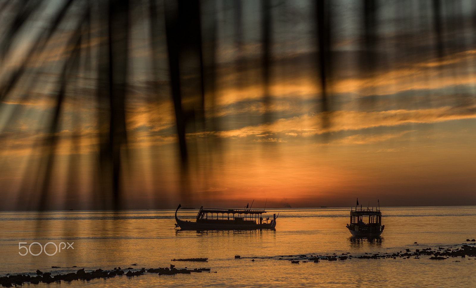 Canon EF 85mm F1.8 USM sample photo. Sunset in maldives photography