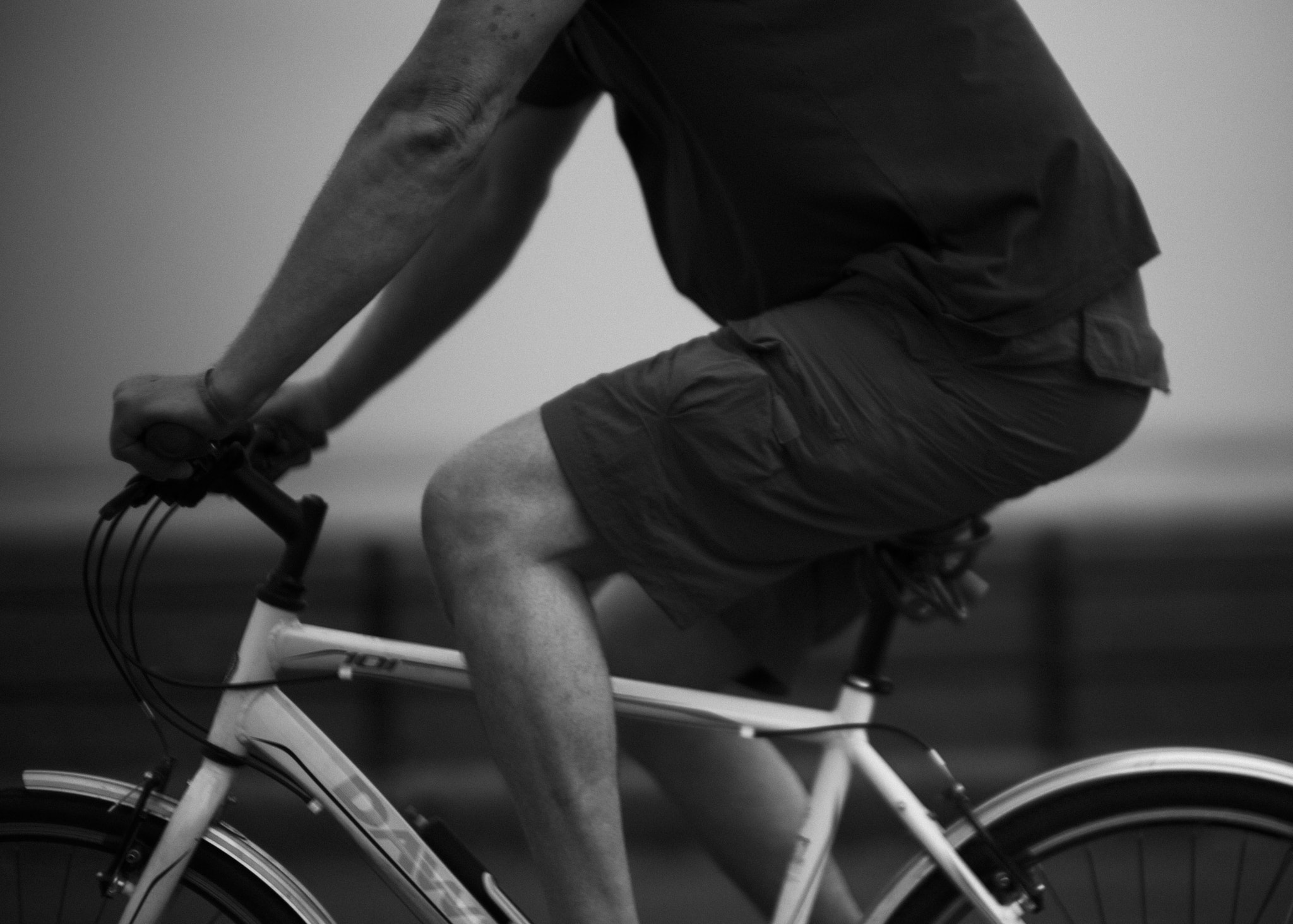Leica Noctilux-M 50mm F0.95 ASPH sample photo. Bike on lytham beach.   photography