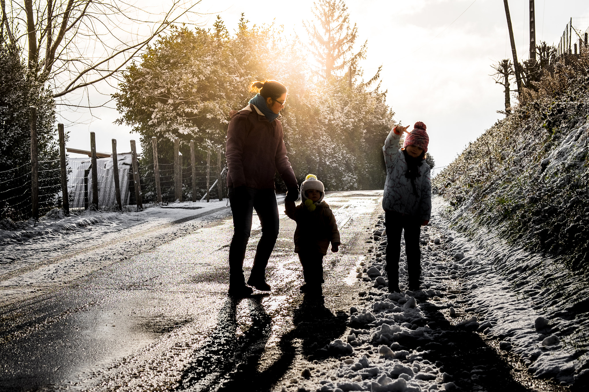 Fujifilm X-T1 sample photo. Winter in isère - france photography