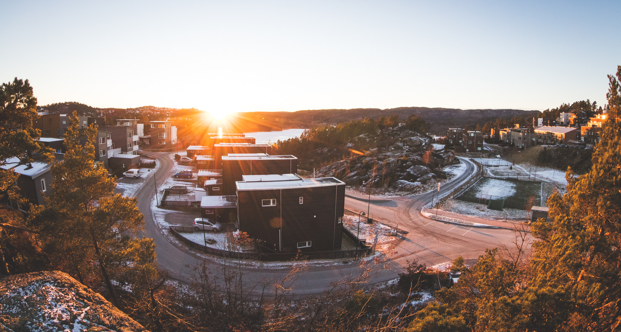 Canon EOS 80D + Canon EF 8-15mm F4L Fisheye USM sample photo. Sunset photography