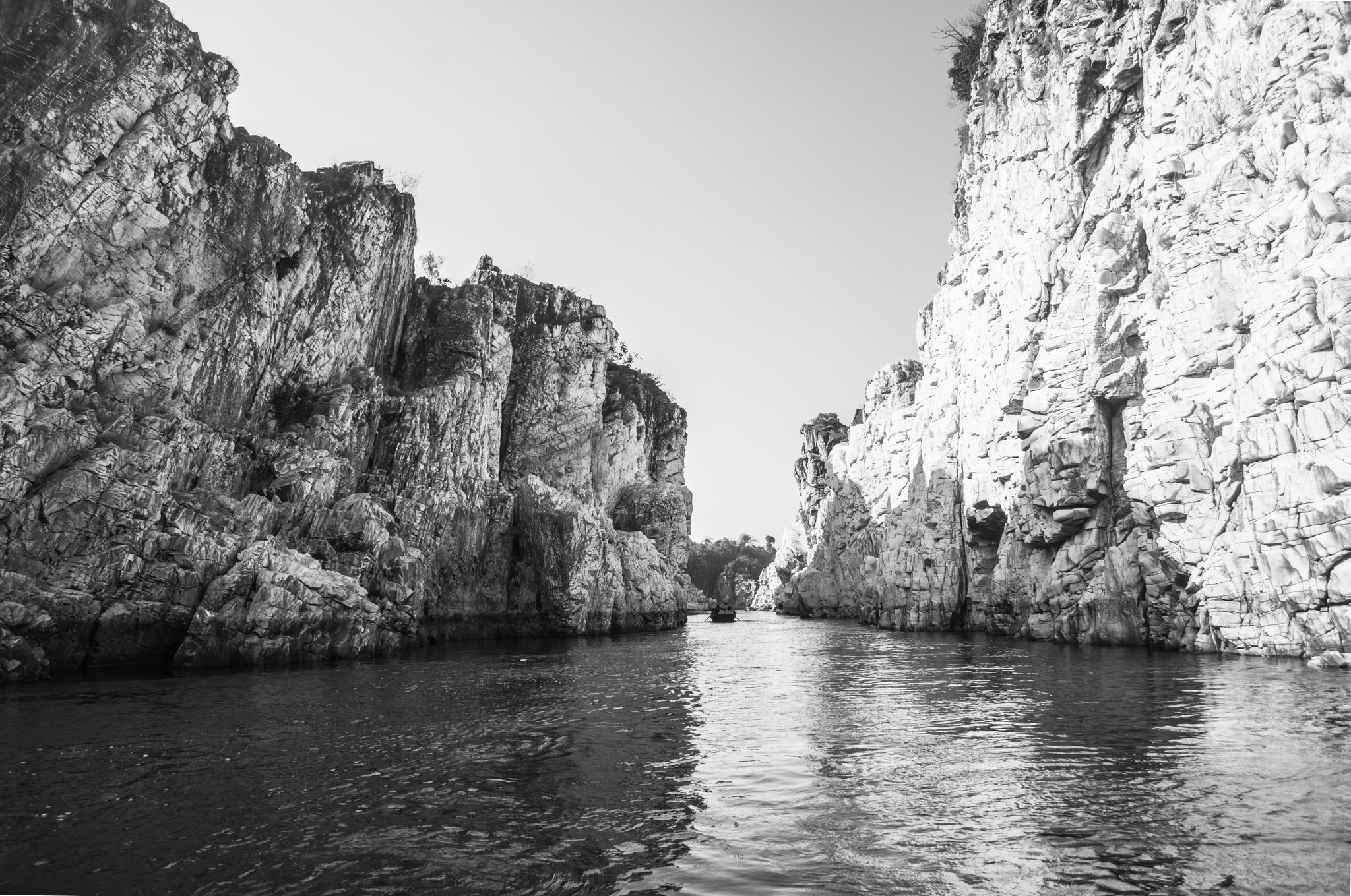 Nikon D500 sample photo. Marble rocks of bhedaghat photography