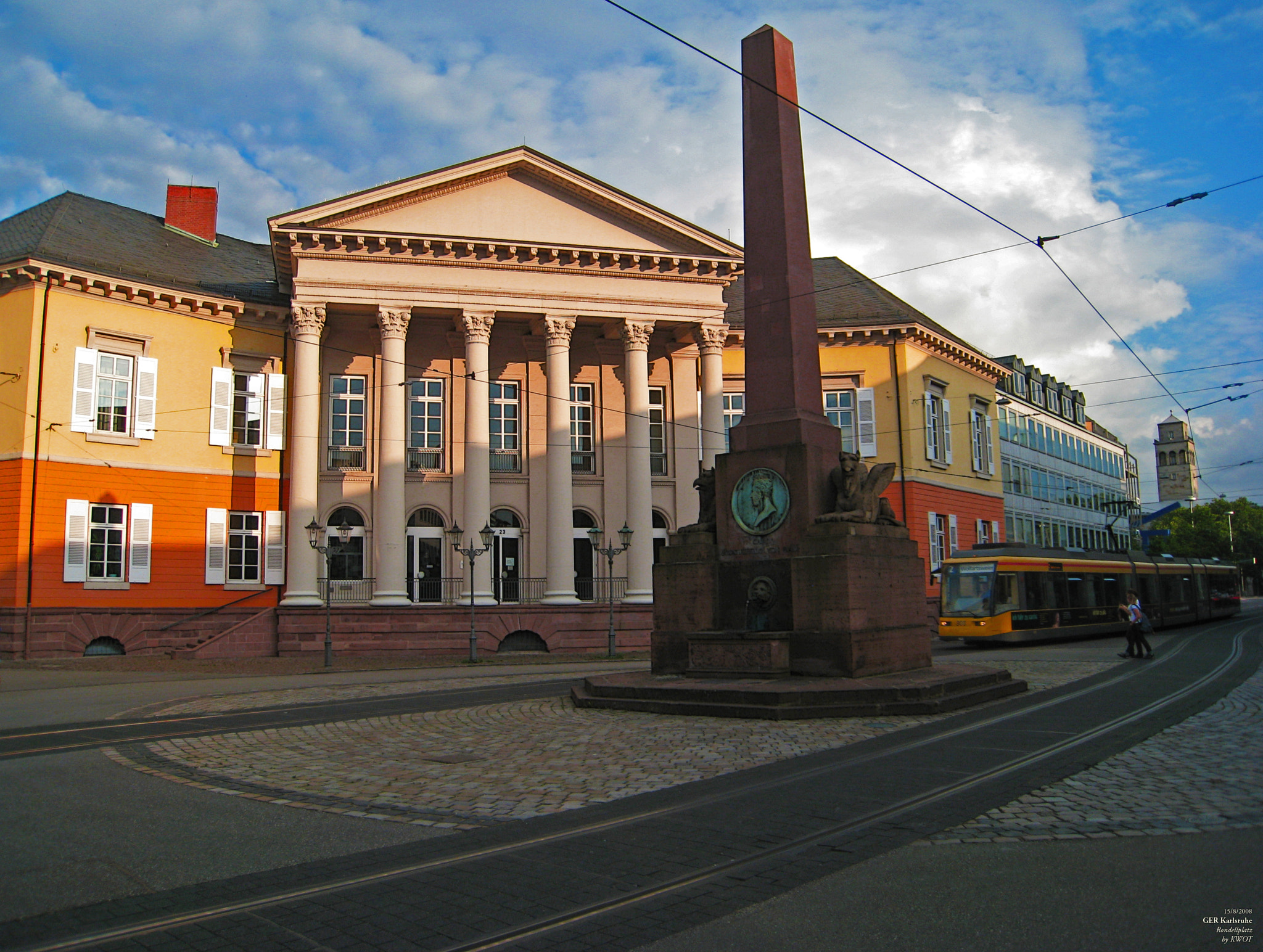 Canon DIGITAL IXUS 860 IS sample photo. Ger karlsruhe [rondellplatztram] aug 2008 by kwot photography