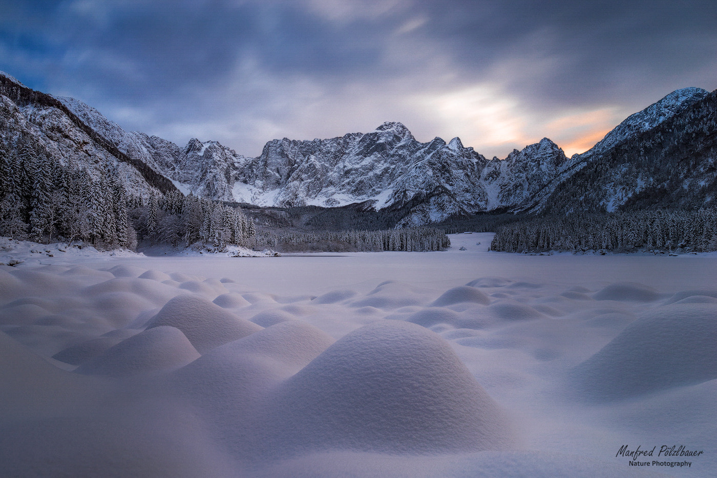 Sony a7R sample photo. Snow covered lago di fusine photography