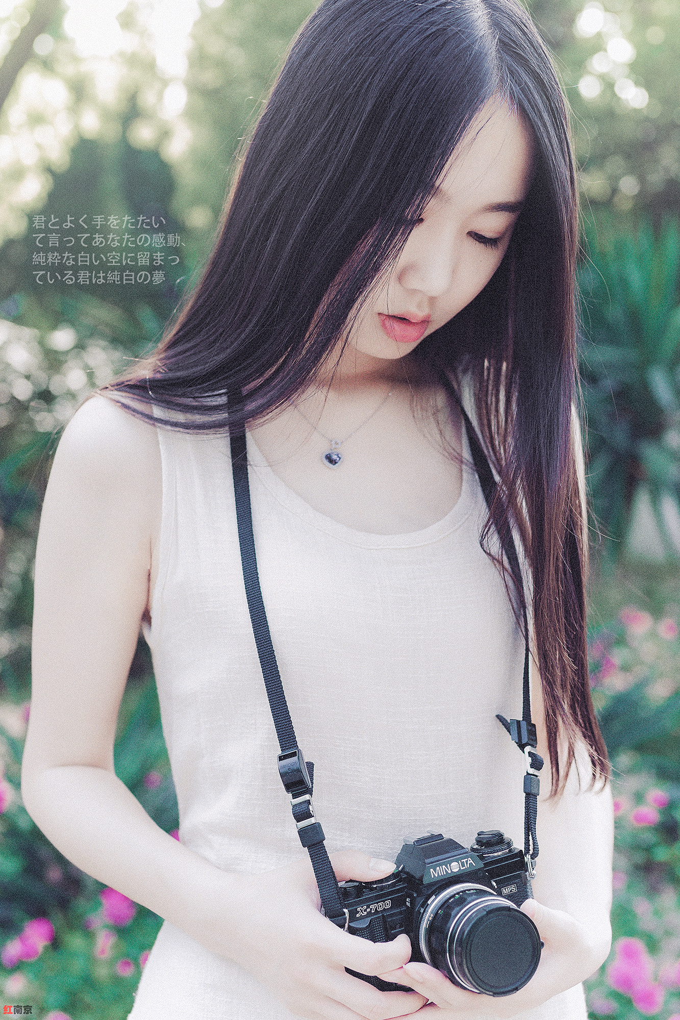 Sony Planar T* 50mm F1.4 ZA SSM sample photo. A girl who loves photography photography