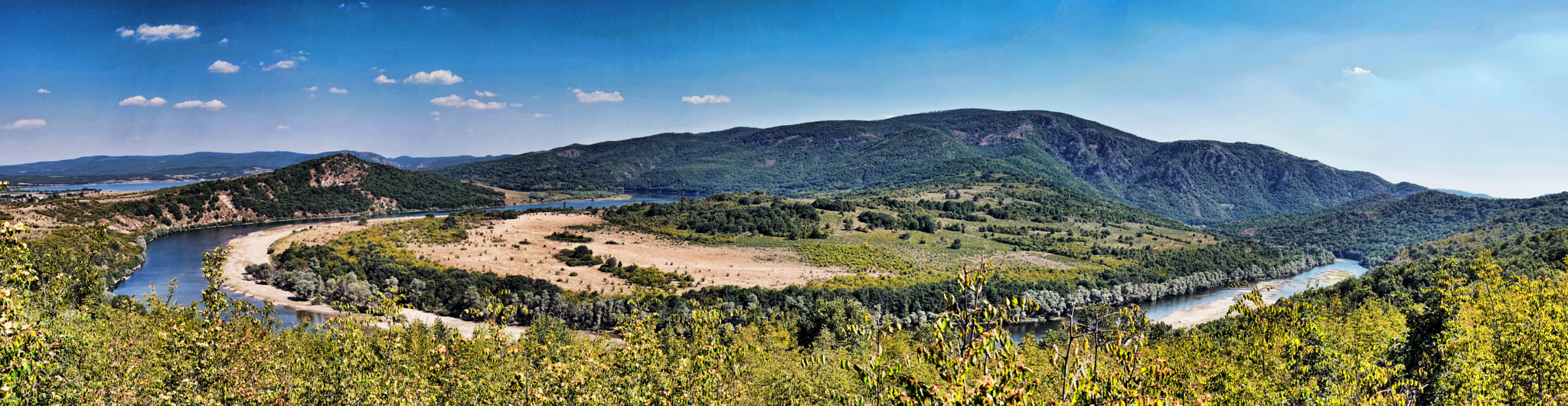 Panasonic Lumix DMC-GX7 sample photo. Arda river panorama photography