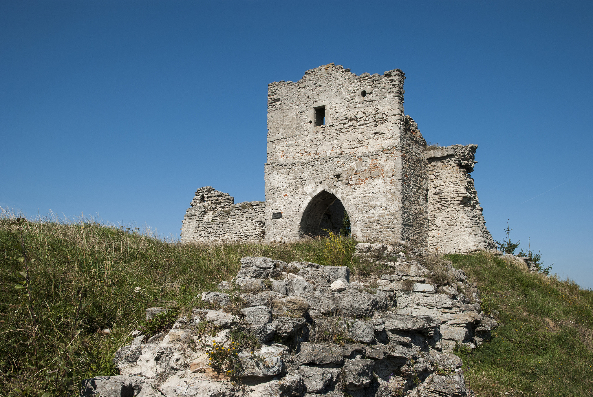 Nikon D80 sample photo. Ancient castle ruins (ukraine, built in 12th century) photography