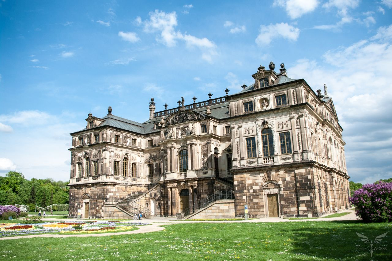 Pentax smc DA 18-55mm F3.5-5.6 ED AL II (IF) sample photo. Palais in the great garden of dresden photography