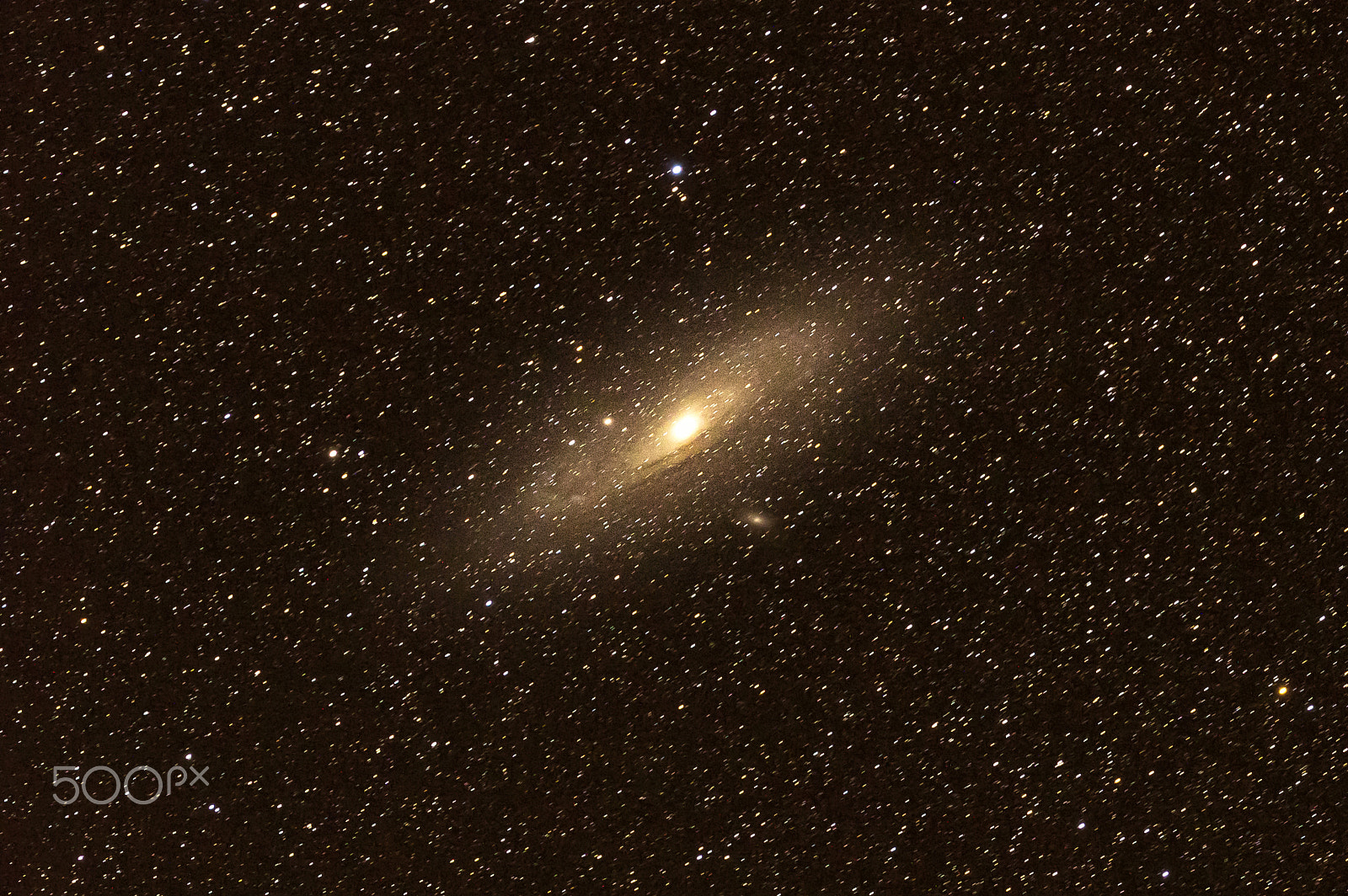 Pentax smc DA* 60-250mm F4.0 ED (IF) SDM sample photo. The andromeda galaxy which distance 2.5 million light years from photography