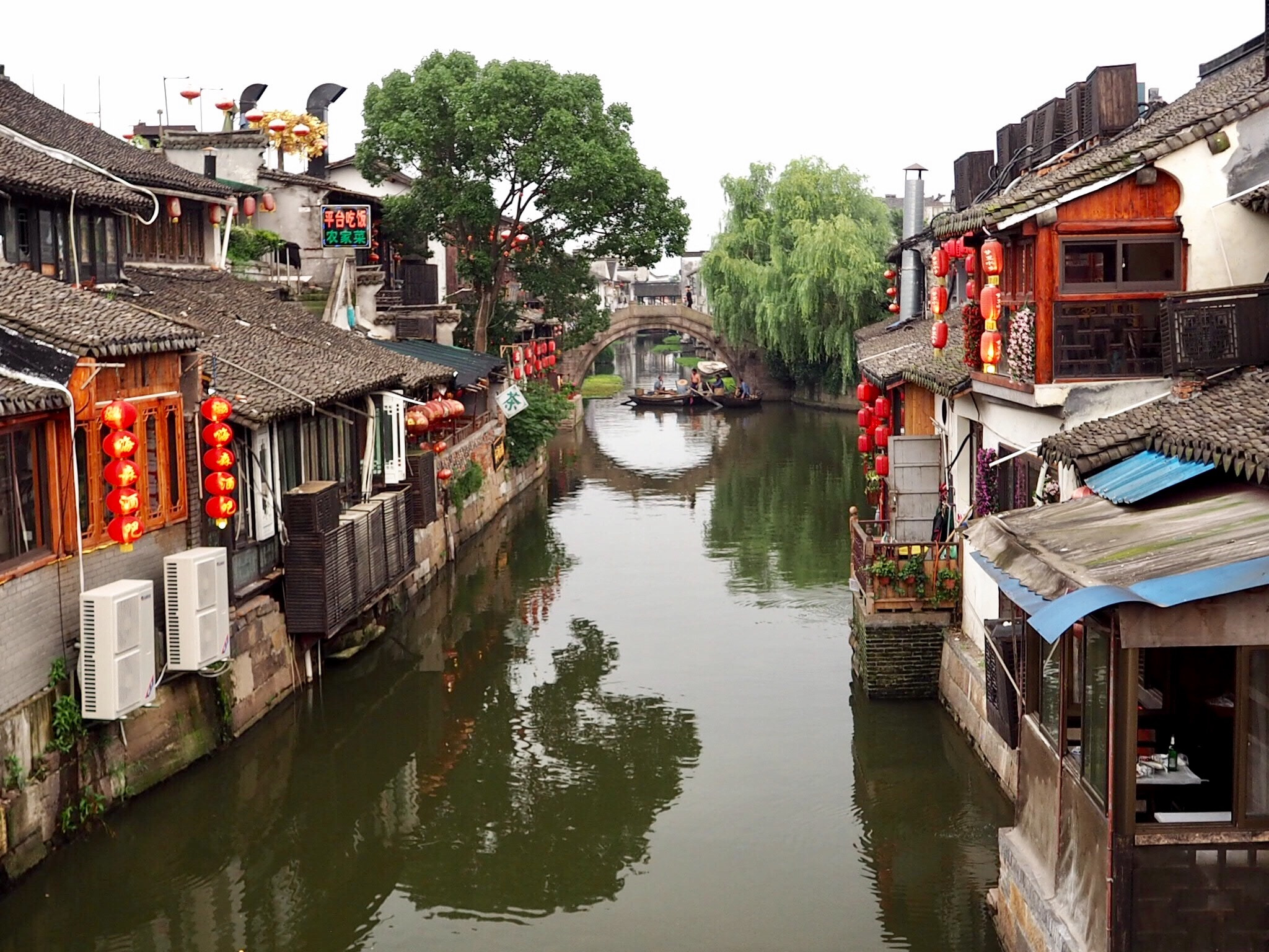 Olympus OM-D E-M10 sample photo. Xitang canals china photography