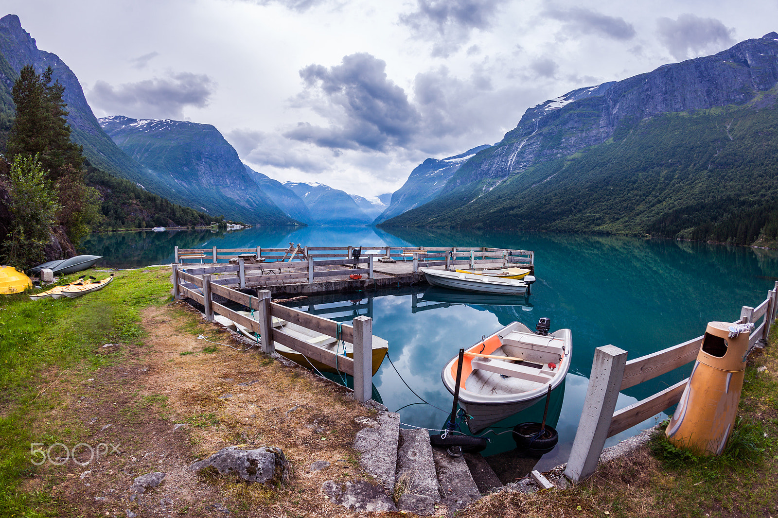 Canon EOS 5D Mark II + Canon EF 15mm F2.8 Fisheye sample photo. Lovatnet lake beautiful nature norway. photography