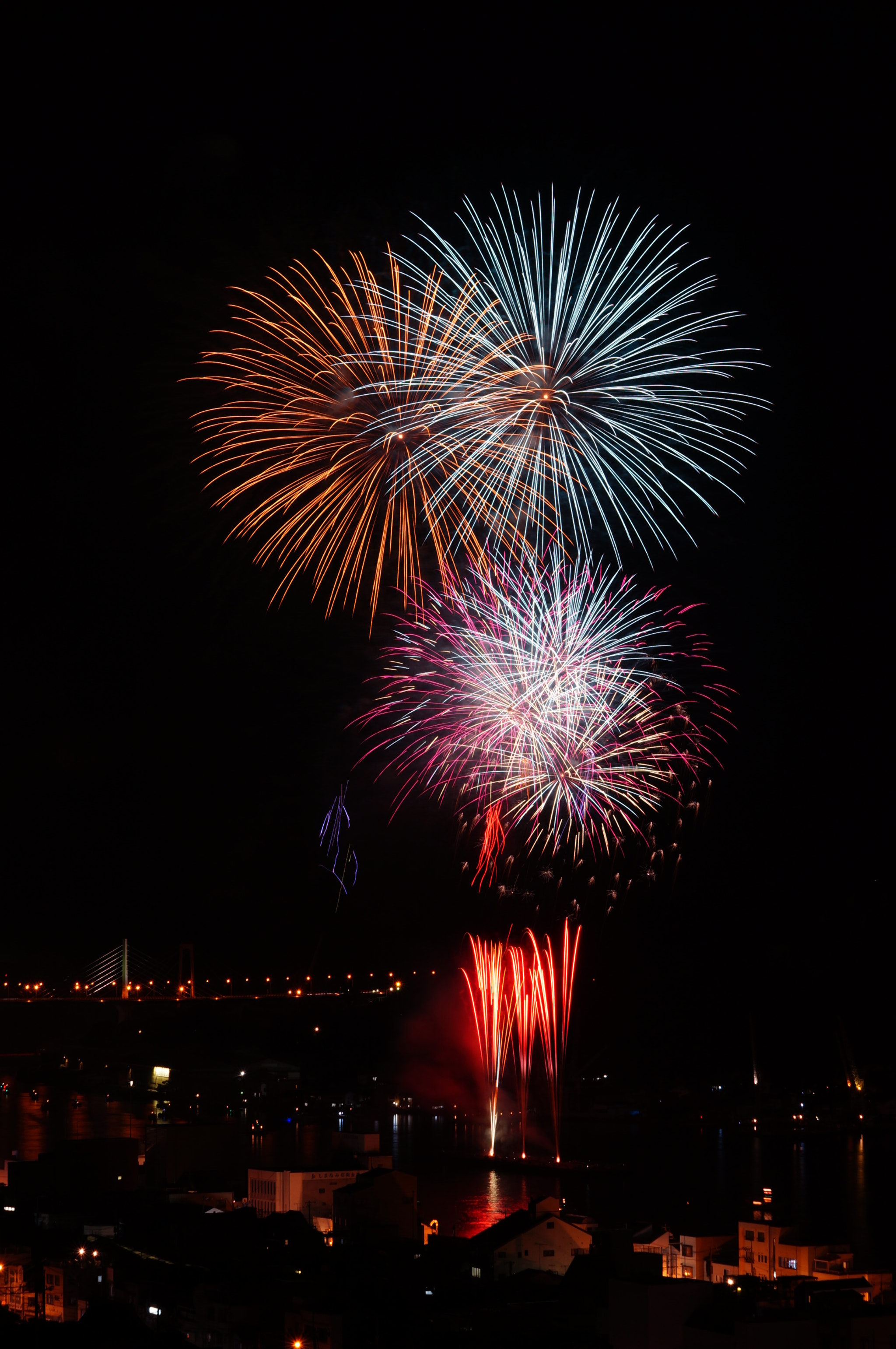Sony DT 55-200mm F4-5.6 SAM sample photo. 2016-07-30 sumiyoshi fireworks fes photography