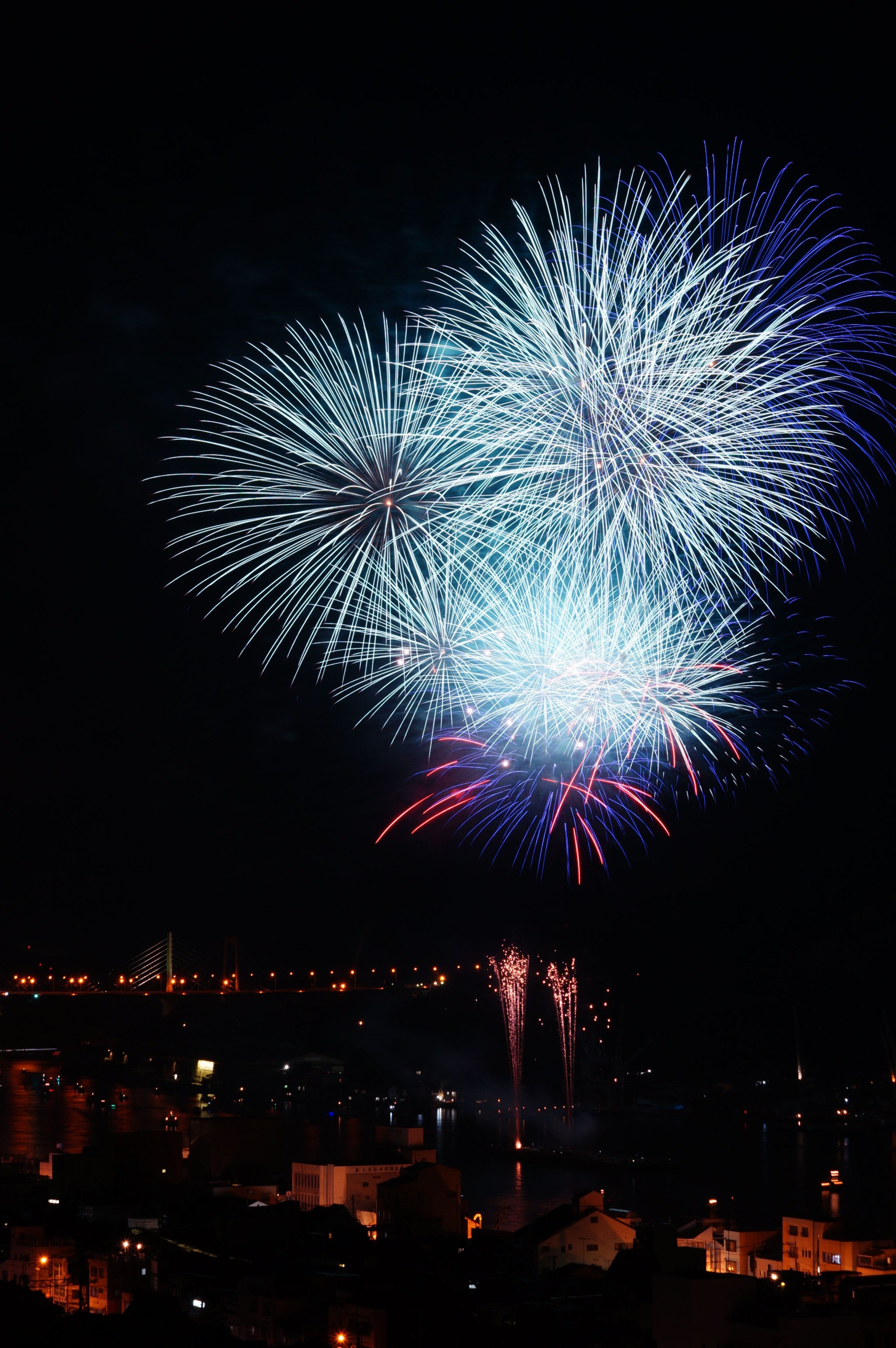 Sony DT 55-200mm F4-5.6 SAM sample photo. 2016-07-30 sumiyoshi fireworks fes photography