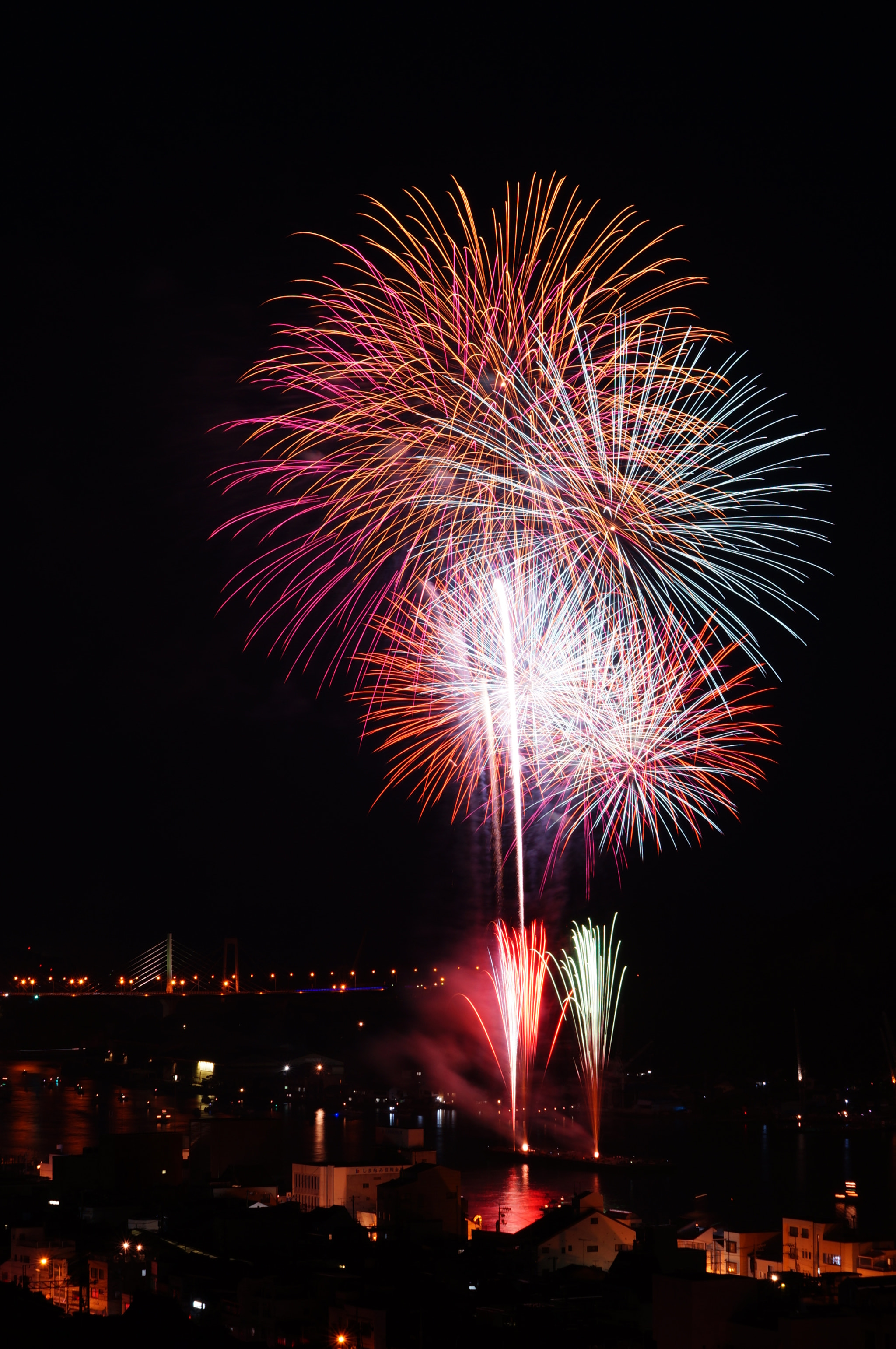 Sony DT 55-200mm F4-5.6 SAM sample photo. 2016-07-30 sumiyoshi fireworks fes photography
