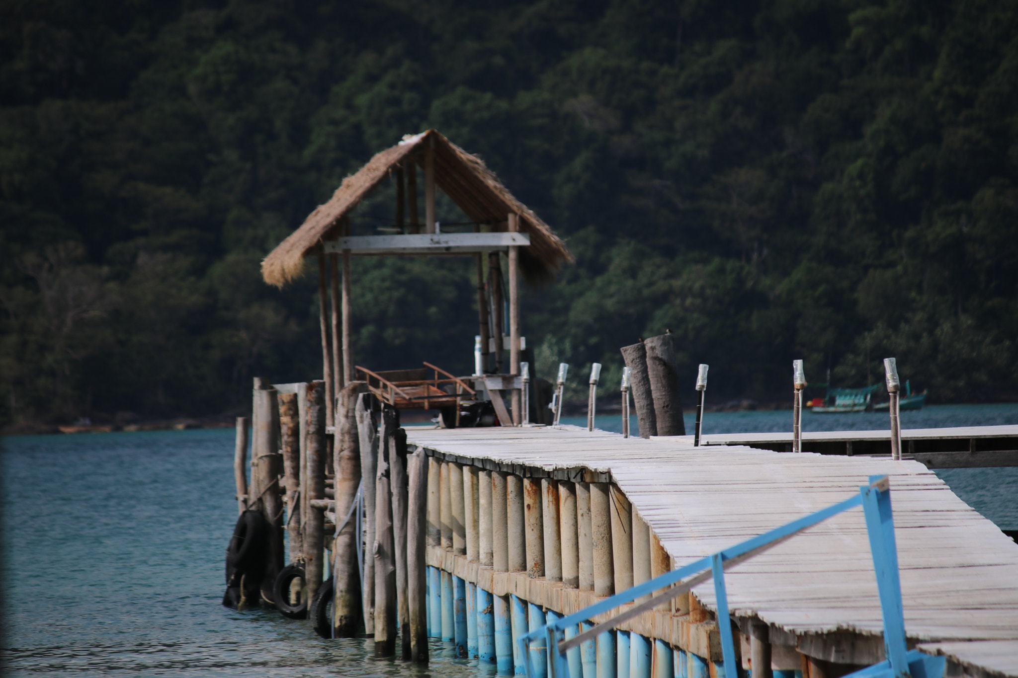 Canon EF-S 55-250mm F4-5.6 IS sample photo. Pier photography