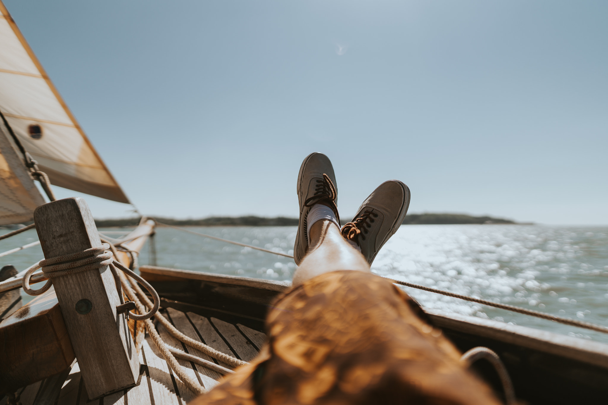 Sony a7R II + Sigma 24mm F1.4 DG HSM Art sample photo. Chilling on a boat photography