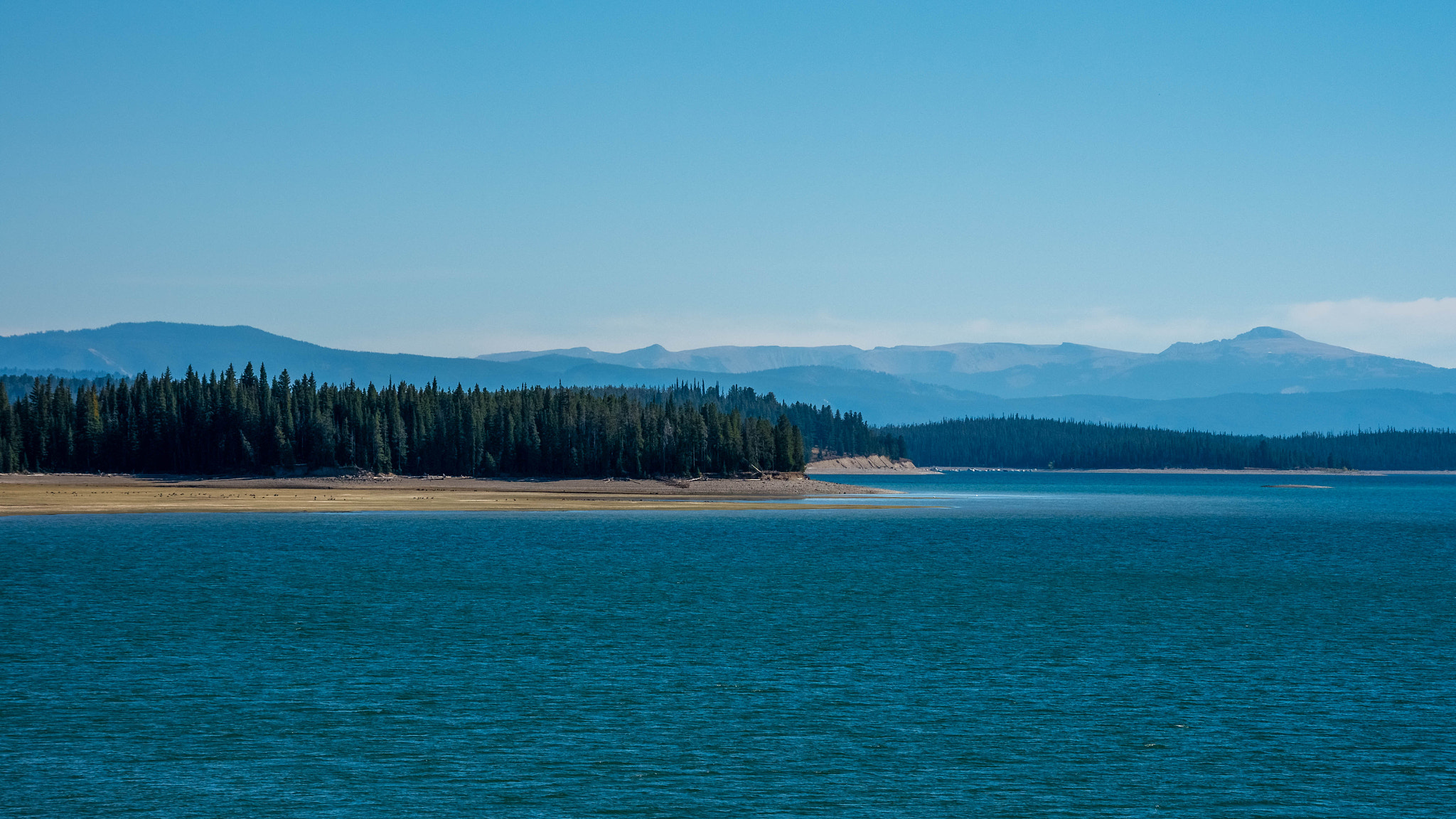smc PENTAX-DA L 55-300mm F4-5.8 ED sample photo. Blue lakeshore photography