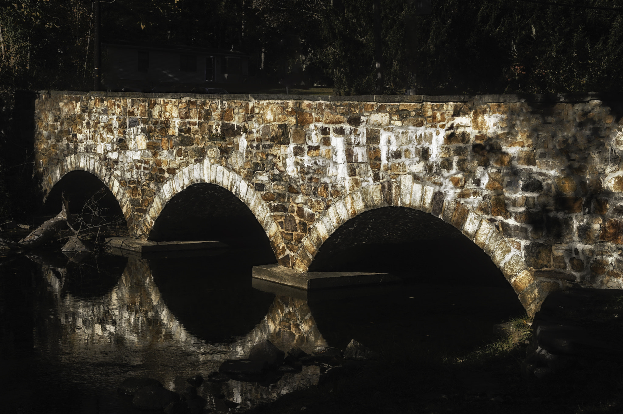 Nikon D3 sample photo. New jersey bridge photography