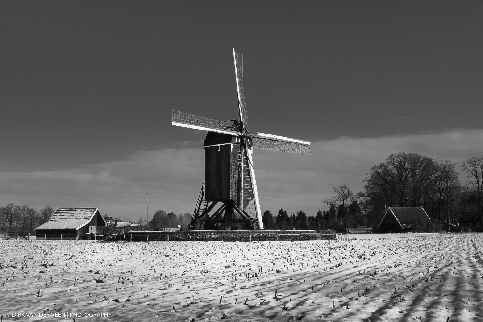 Canon EF 16-35mm F4L IS USM sample photo. Wissink's möl in the snow photography