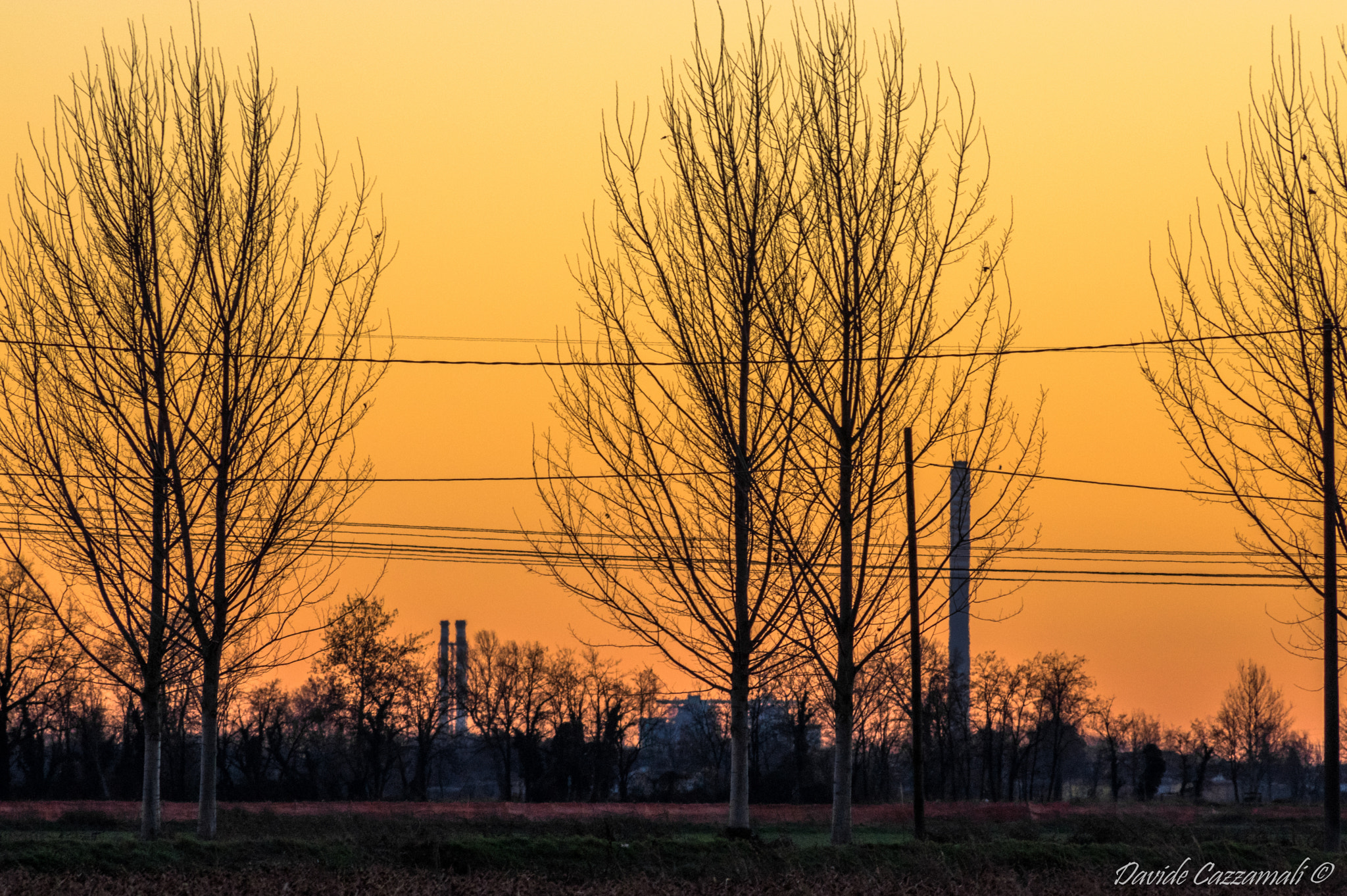 Pentax K-3 sample photo. Tavazzano power station photography