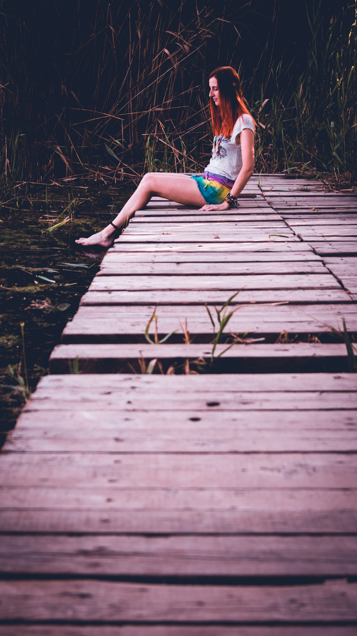 Sony SLT-A65 (SLT-A65V) sample photo. Alice at the river photography