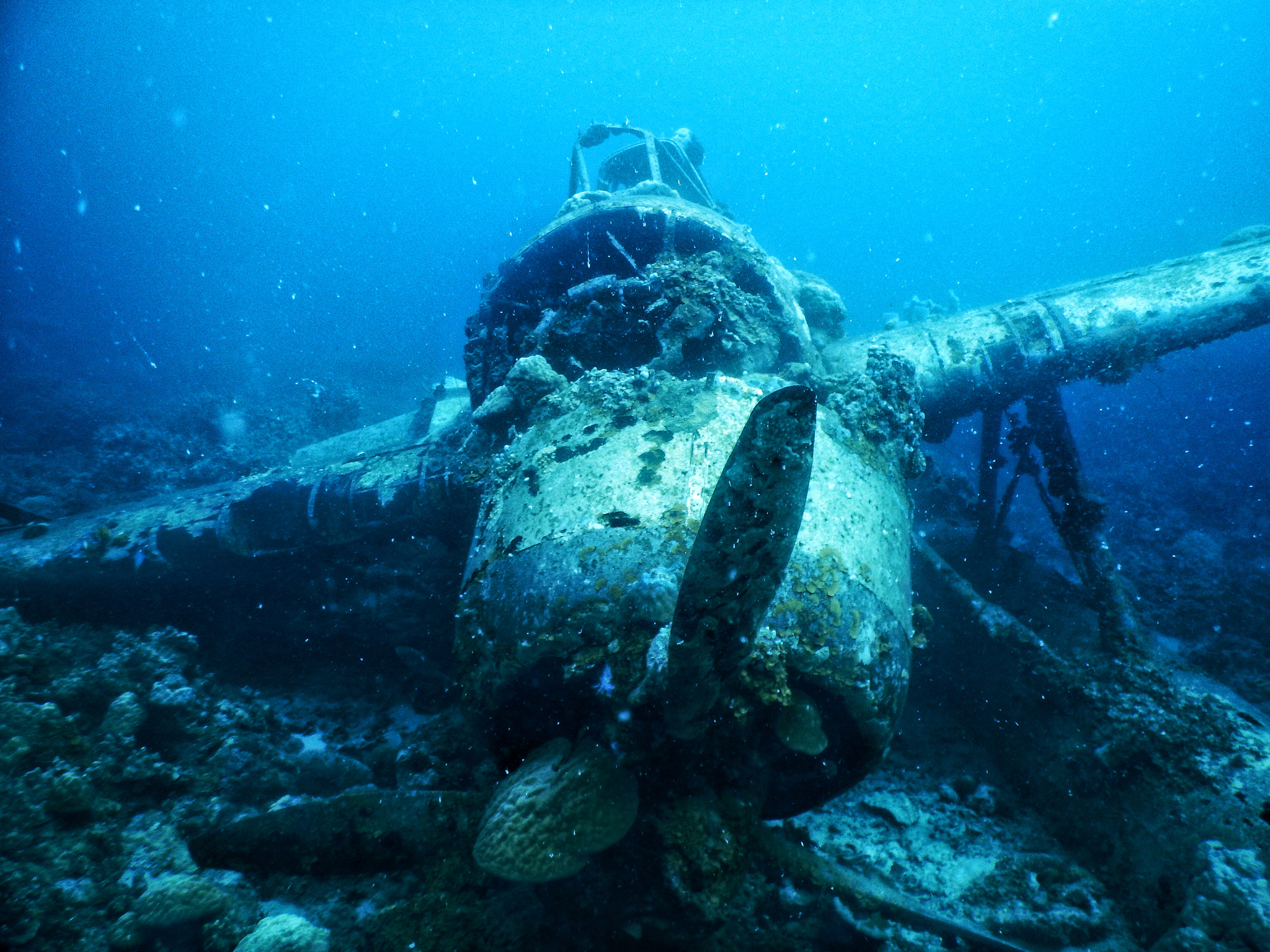 Nikon COOLPIX AW130s sample photo. Japanese zero fighter plane from world war two in the republic of palau photography