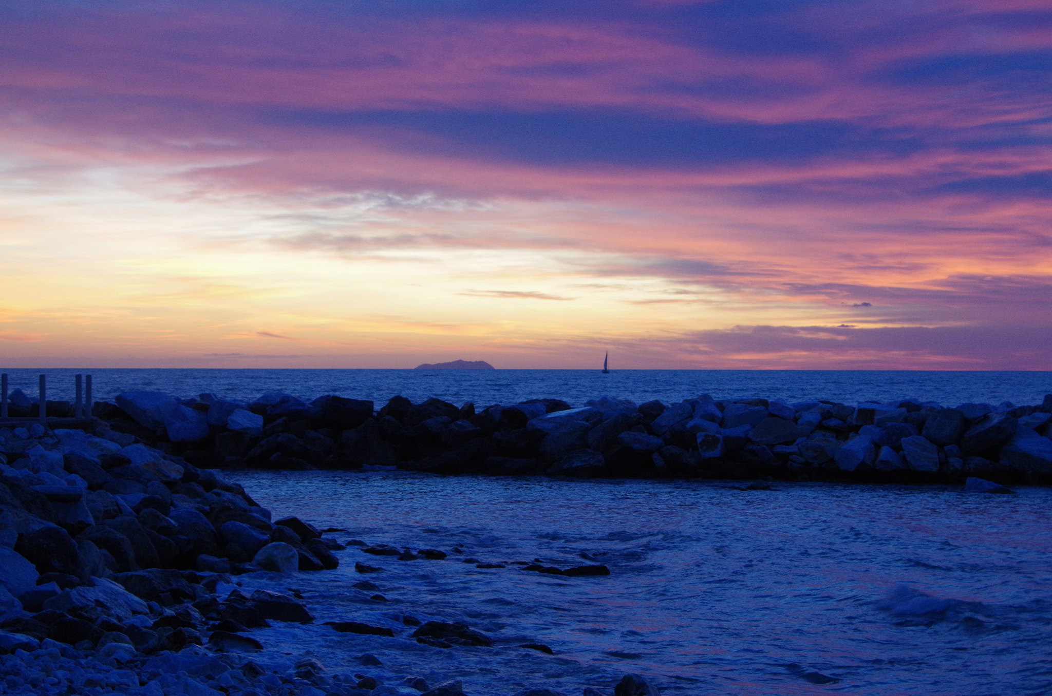 Pentax K-500 sample photo. Marina di pisa in novembre photography