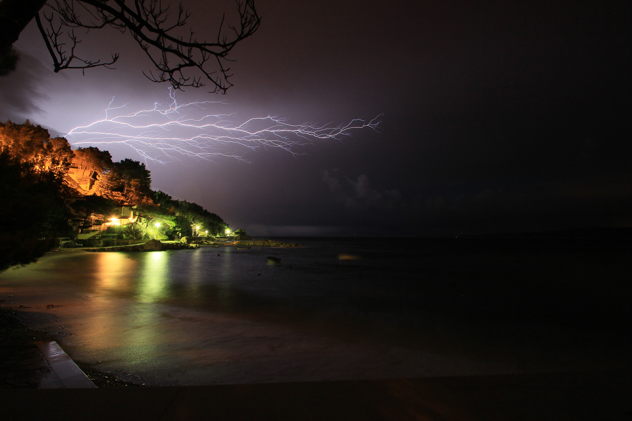 Sigma 10-20mm F3.5 EX DC HSM sample photo. Coastline lightning photography