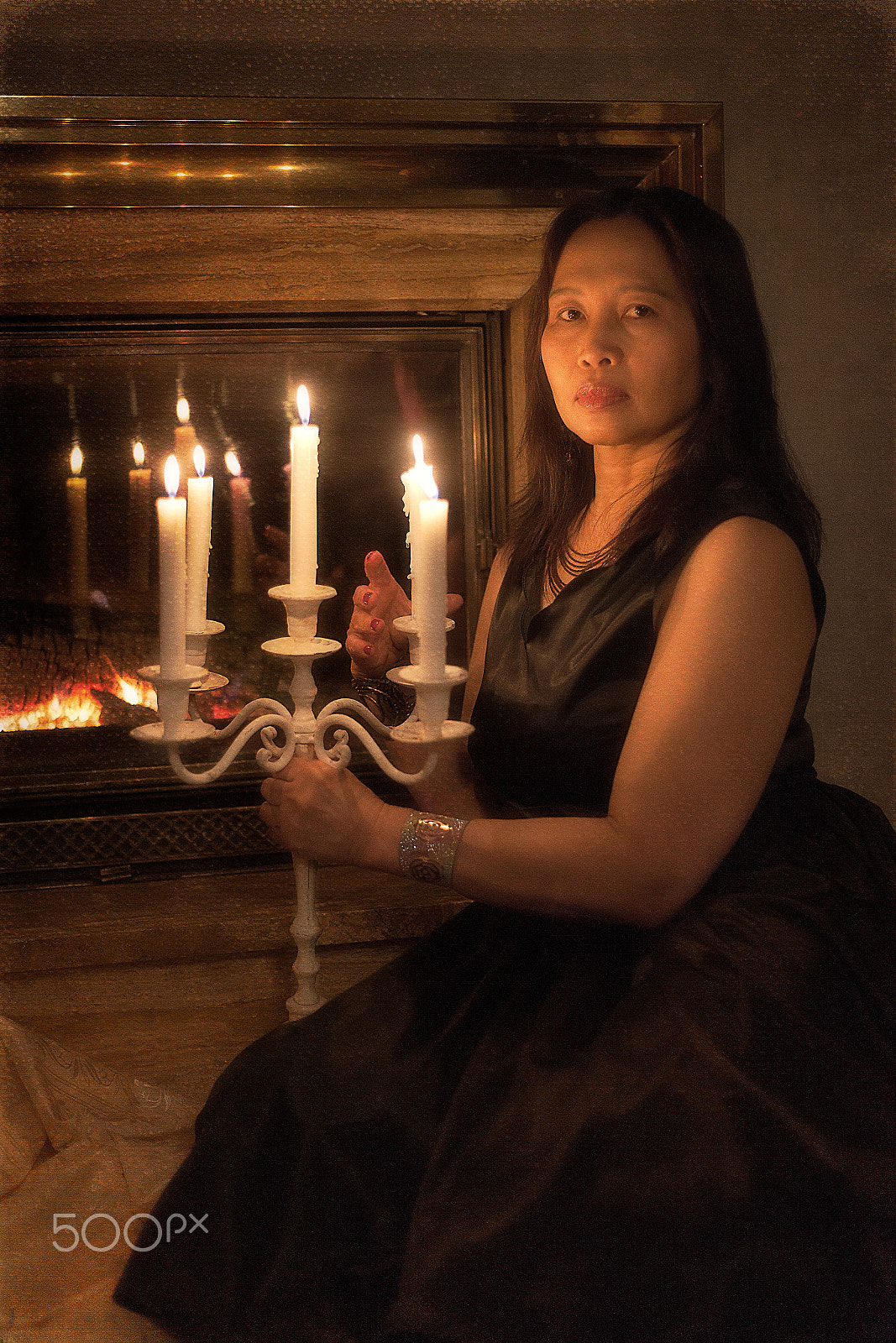 Canon EOS 5D Mark II sample photo. While the candle still burns photography