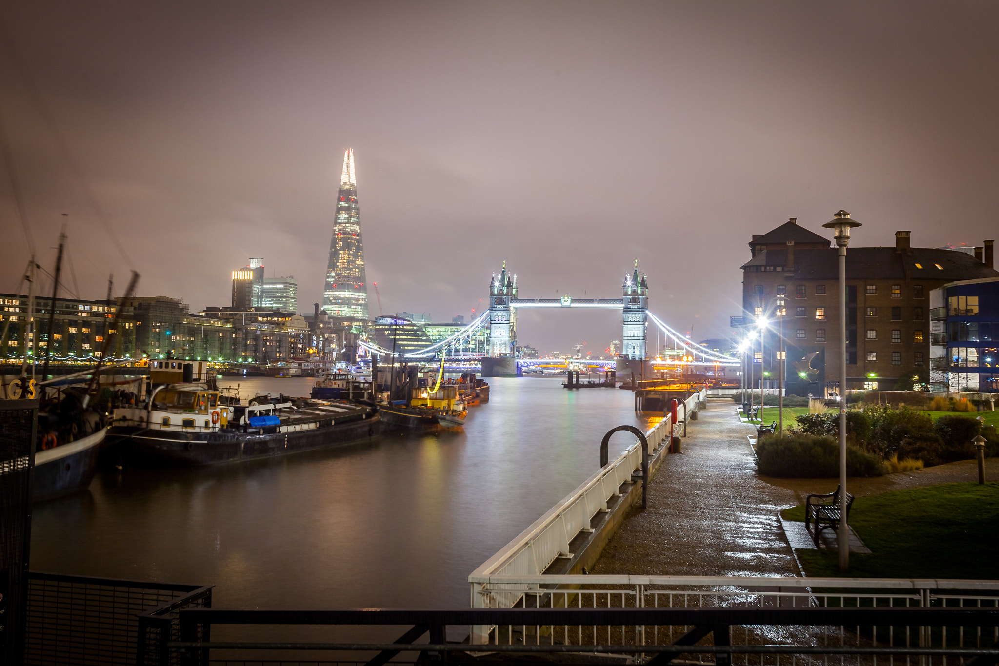 Sigma 17-35mm f/2.8-4 EX DG Aspherical HSM sample photo. Tower bridge london with shard photography